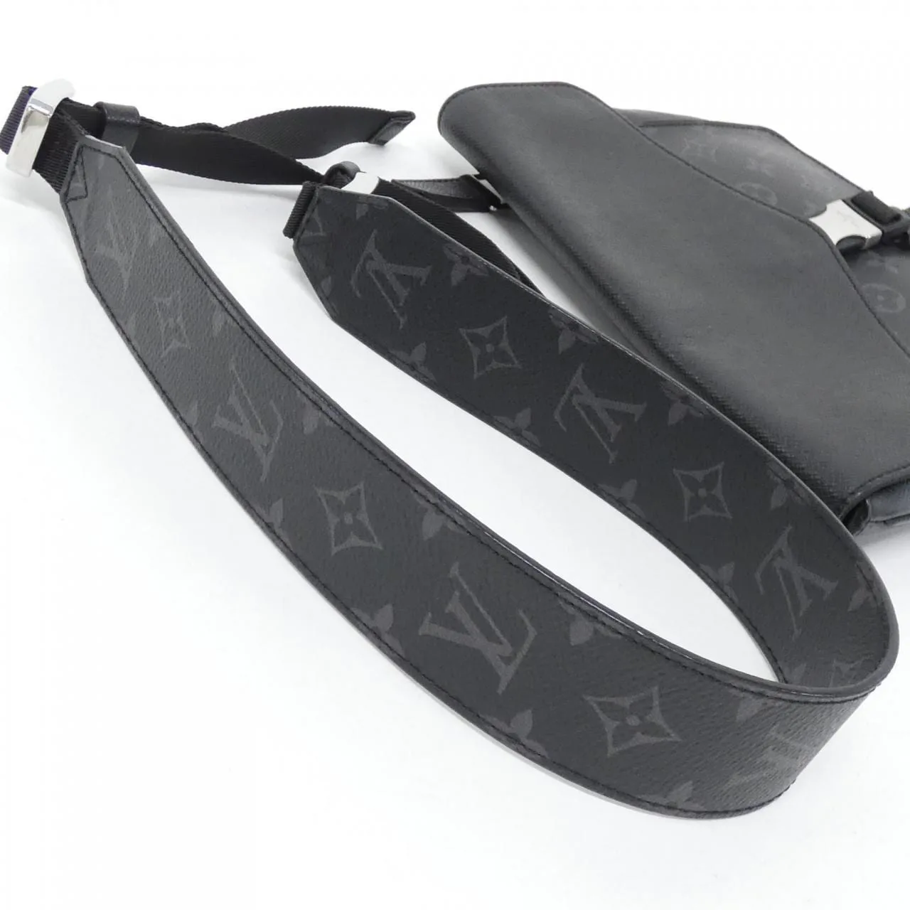 LOUIS VUITTON M30413 Shoulder Canvas 黑色 帆布 中古品A - 縮圖 7