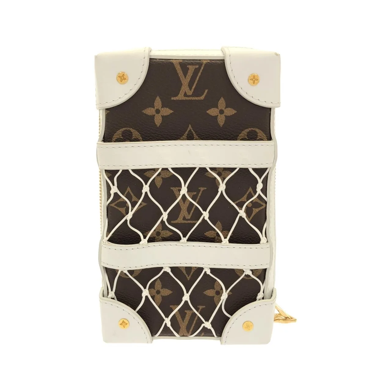 LOUIS VUITTON Soft Trunk M80102 Shoulder Monogram 黑色 Monogram 中古品A - 縮圖 2