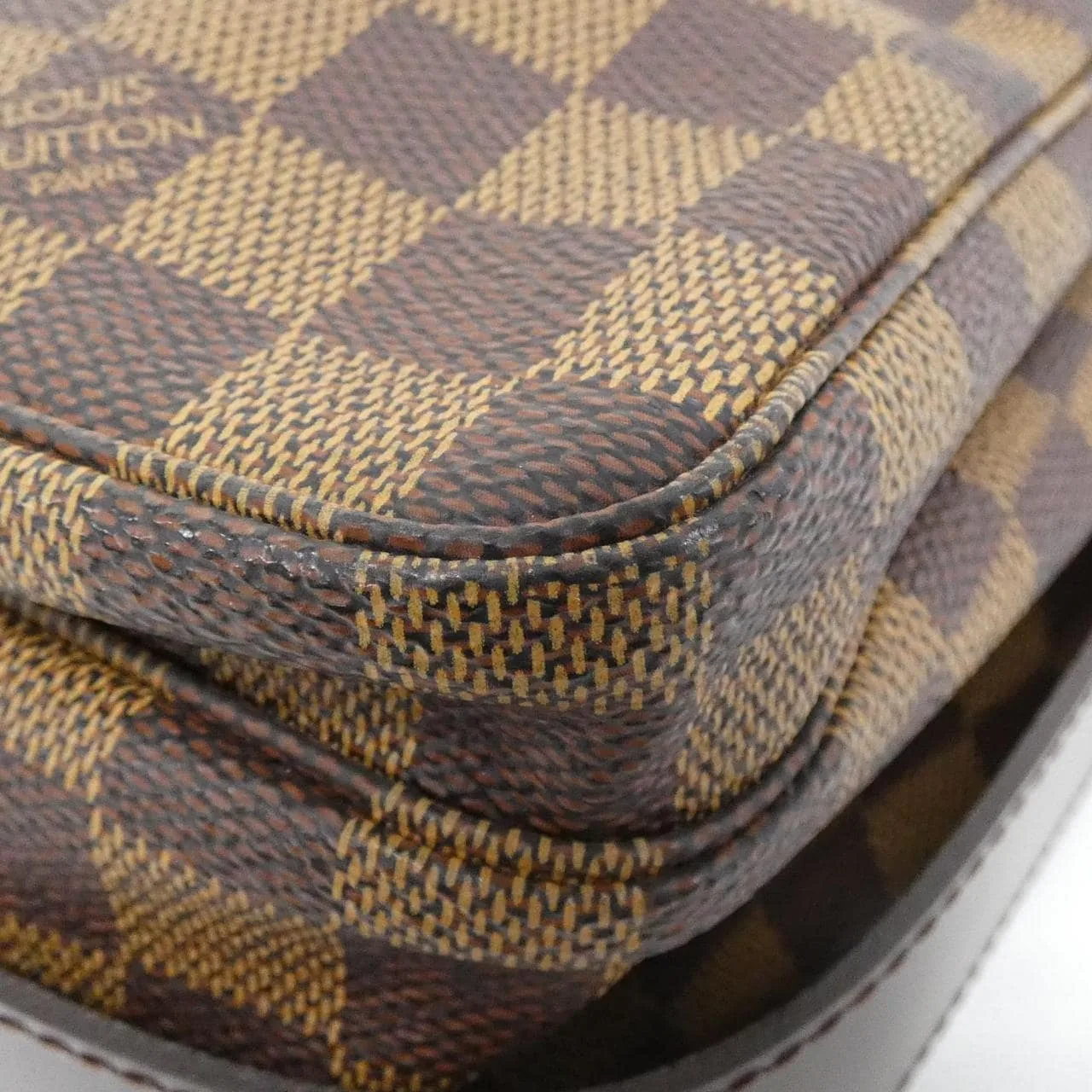 LOUIS VUITTON N45255 Shoulder Damier 黑色 Damier 中古品A - 縮圖 3