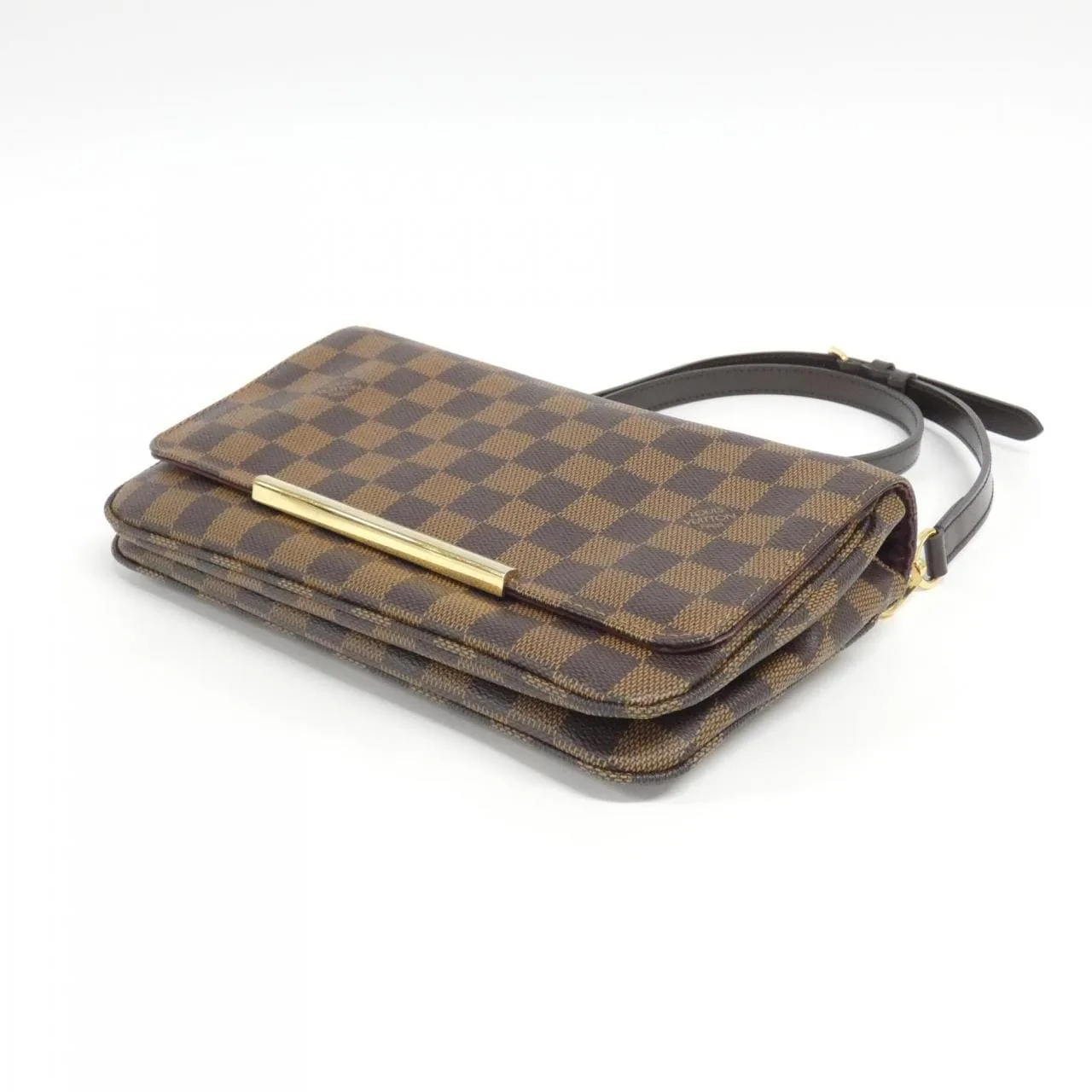 LOUIS VUITTON N41257 Shoulder Damier 黑色 Damier 中古品A - 縮圖 3