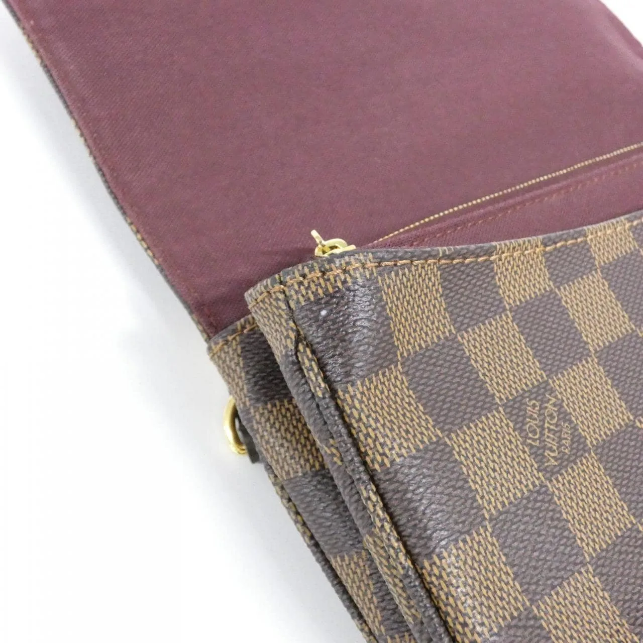 LOUIS VUITTON N41257 Shoulder Damier 黑色 Damier 中古品A - 縮圖 6