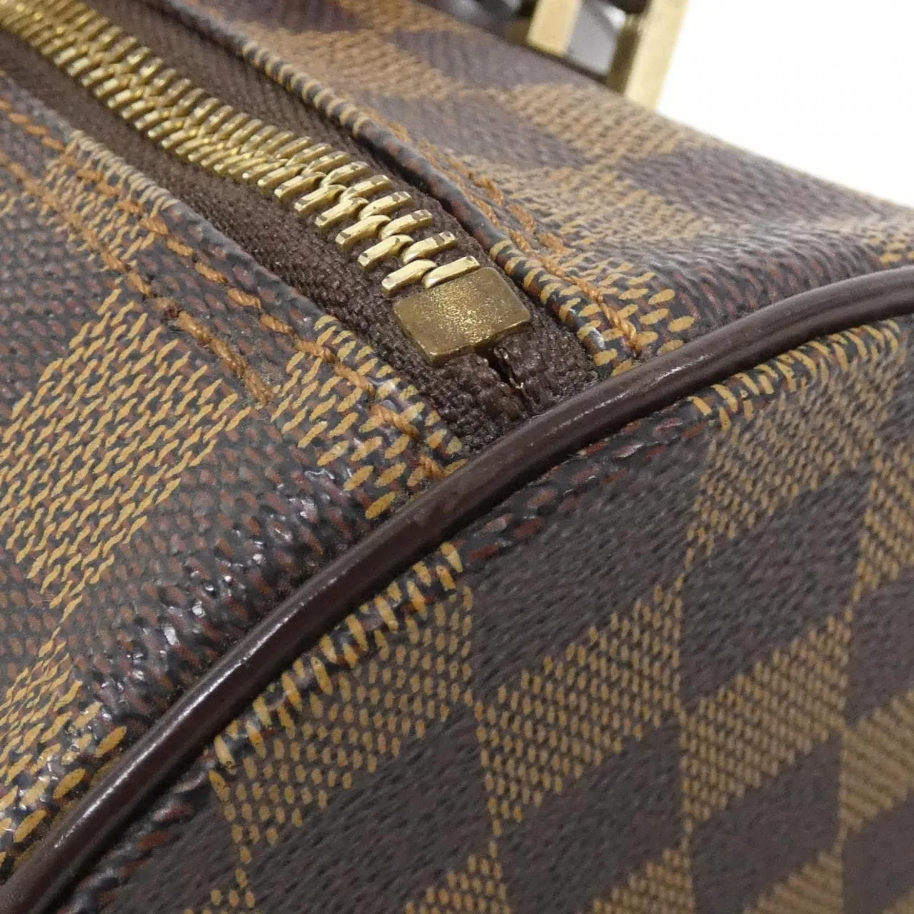 LOUIS VUITTON Papillon N41210 Shoulder Damier Black Damier Rank A - Thumbnail 4