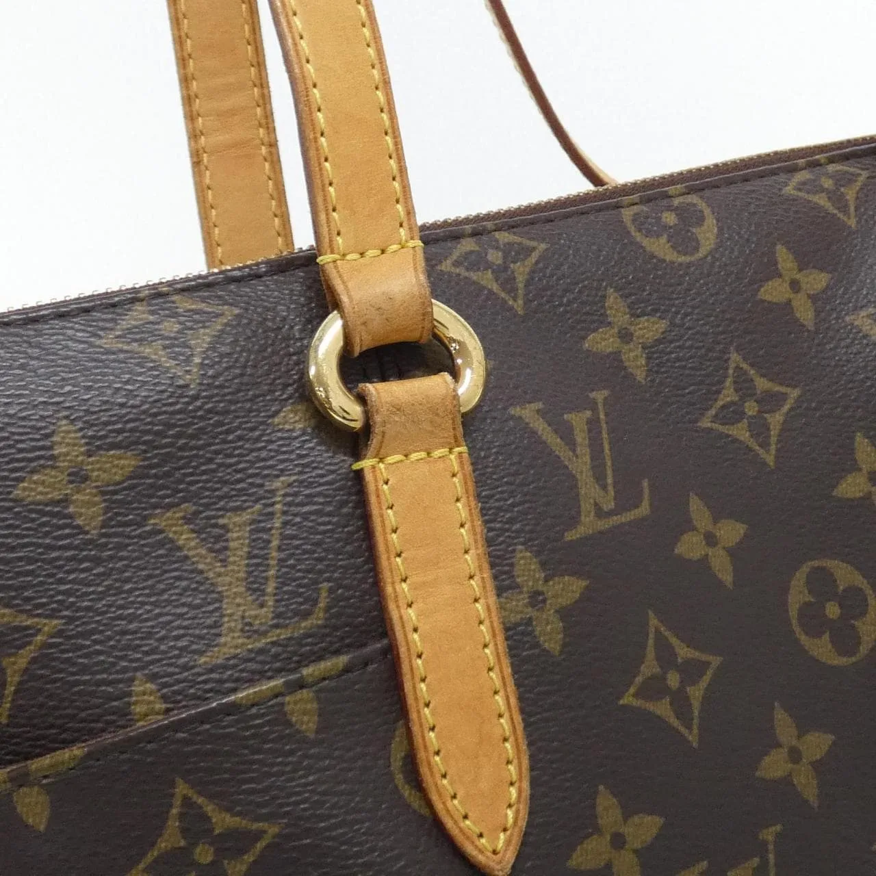 LOUIS VUITTON Totally M56688 Handbag Monogram 黑色 Monogram 中古品B - 縮圖 3