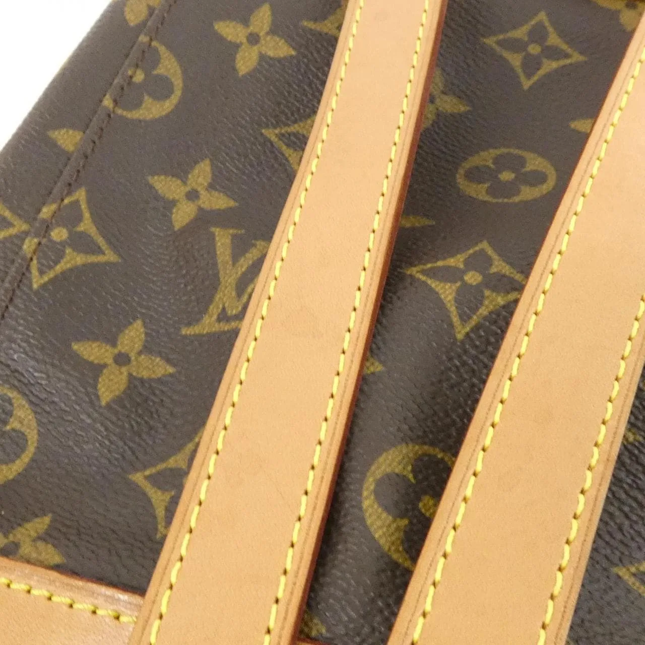 LOUIS VUITTON Montsouris M51136 Backpack Monogram 黑色 Monogram 中古品A - 縮圖 8