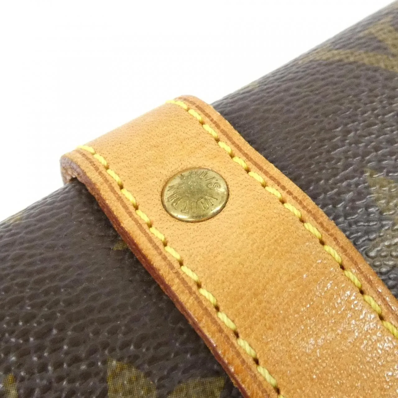 LOUIS VUITTON Saumur M42256 Shoulder Monogram 黑色 Monogram 中古品B - 縮圖 5