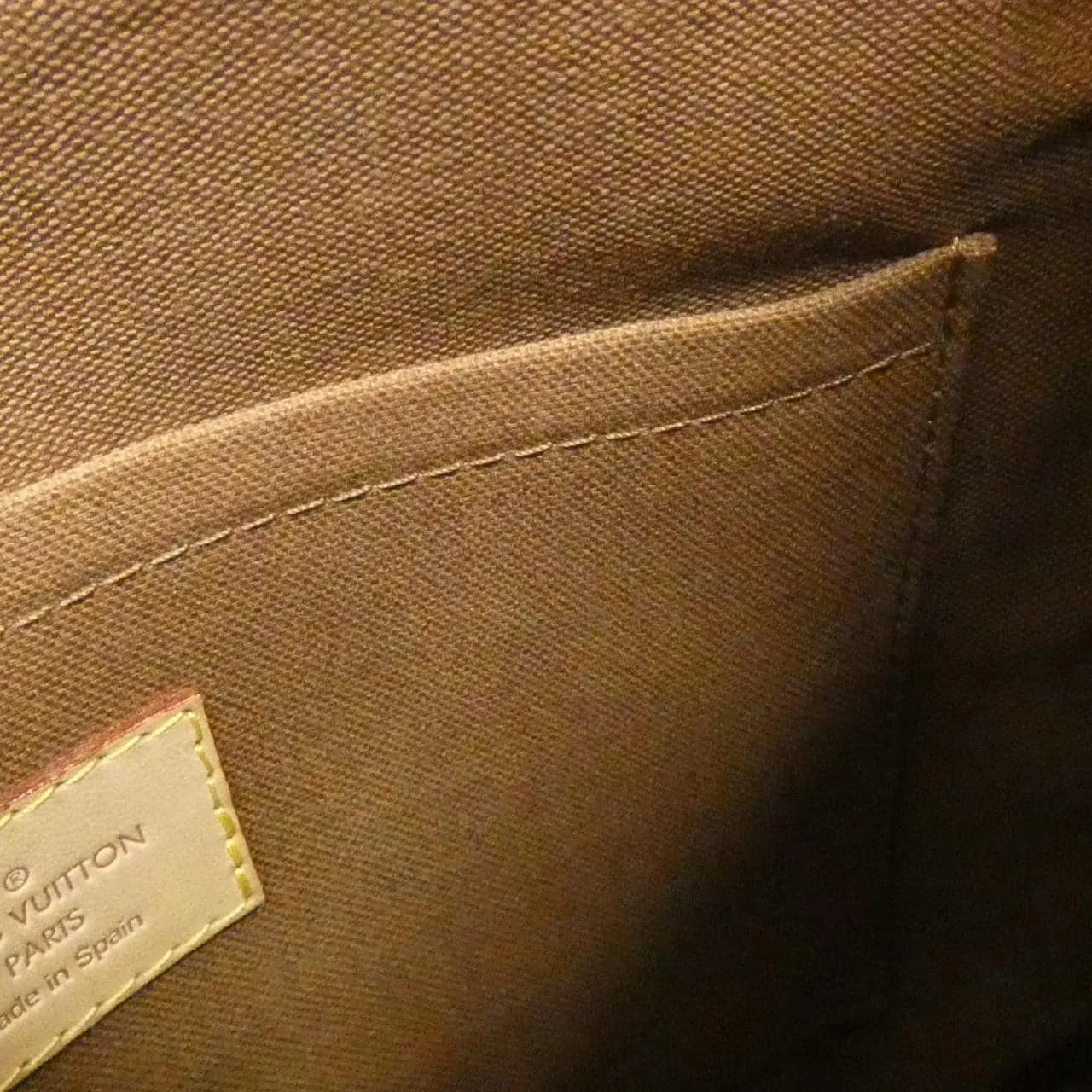 LOUIS VUITTON Odéon M56390 Shoulder Monogram 黑色 Monogram 中古品A - 縮圖 9