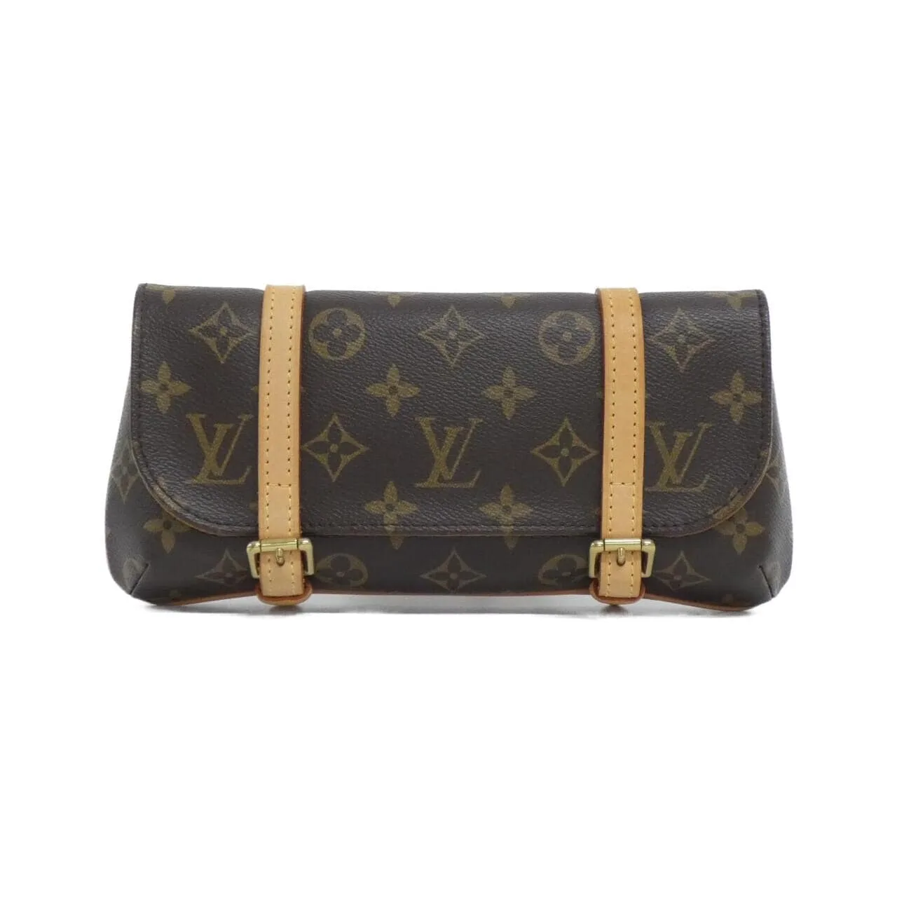 LOUIS VUITTON Pochette M51159 Belt Monogram Black