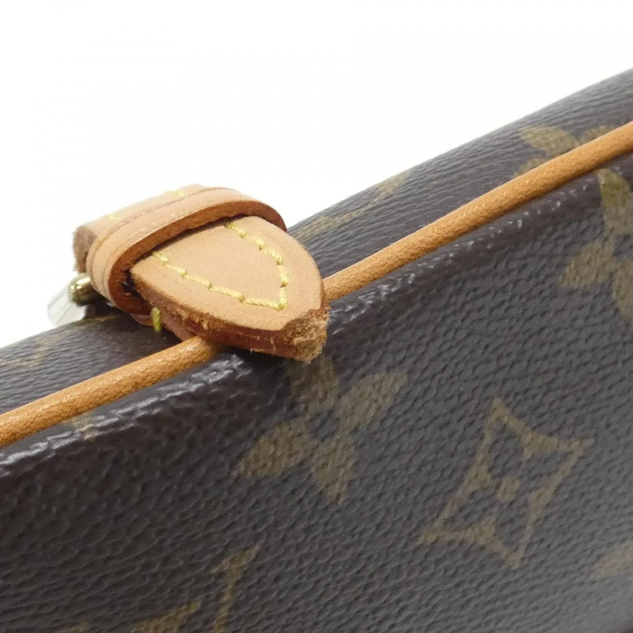 LOUIS VUITTON Pochette M51159 Belt Monogram 黑色 Monogram 中古品A - 縮圖 4