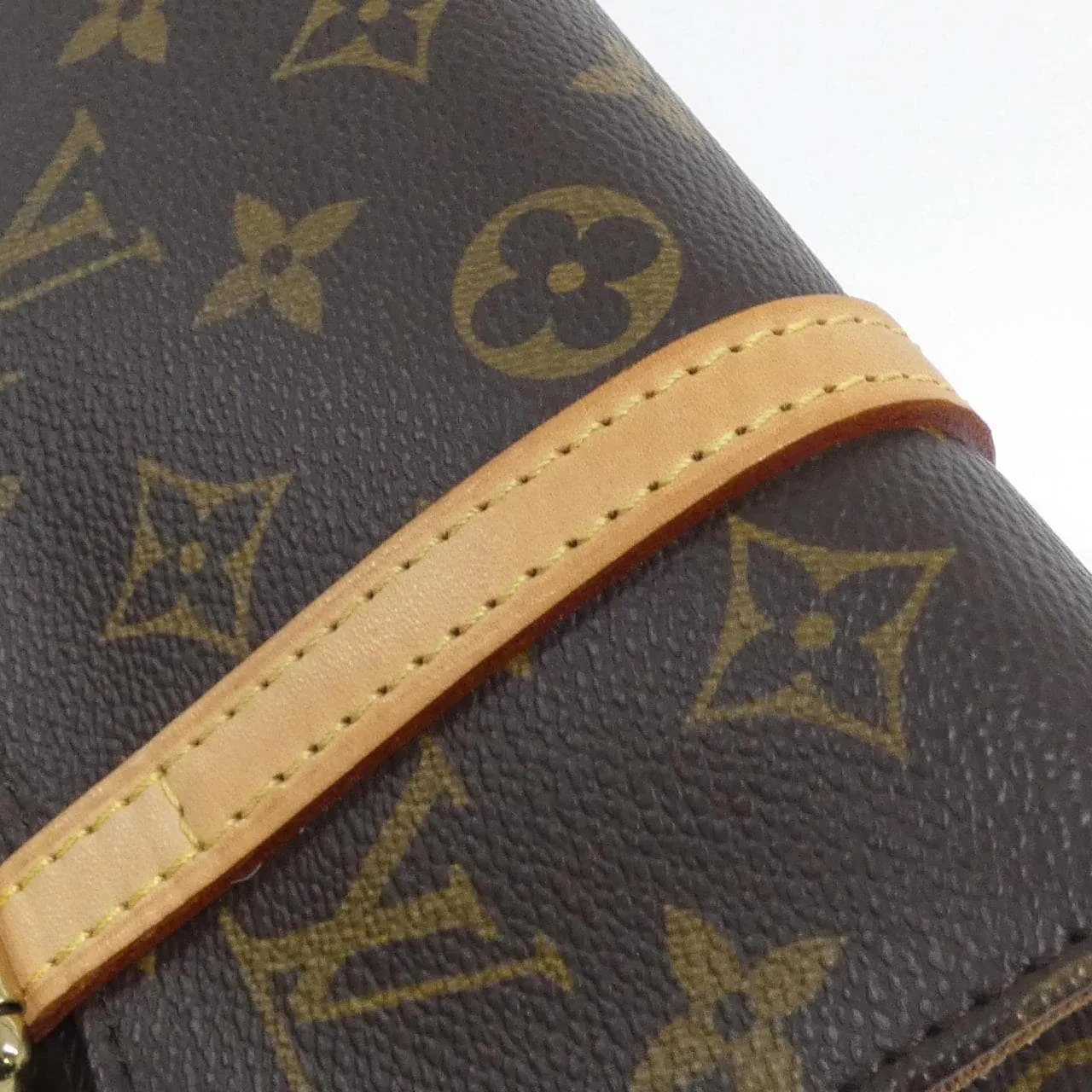 LOUIS VUITTON Pochette M51159 Belt Monogram 黑色 Monogram 中古品A - 縮圖 5