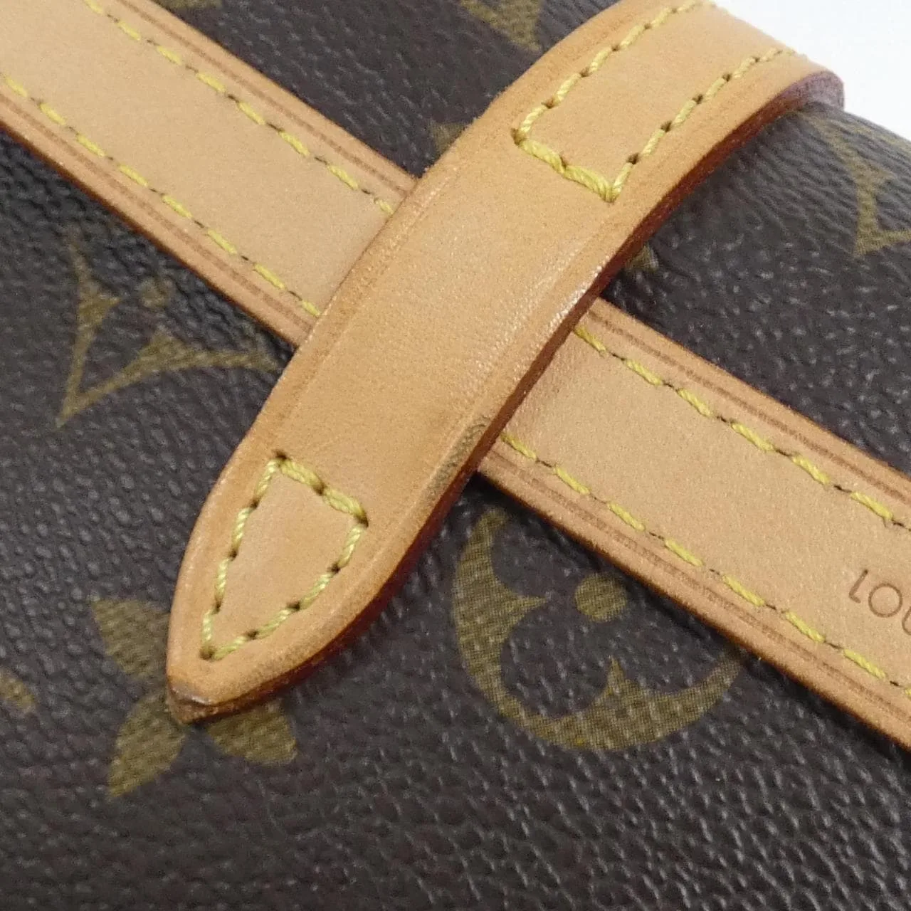 LOUIS VUITTON Pochette M51159 Belt Monogram 黑色 Monogram 中古品A - 縮圖 6
