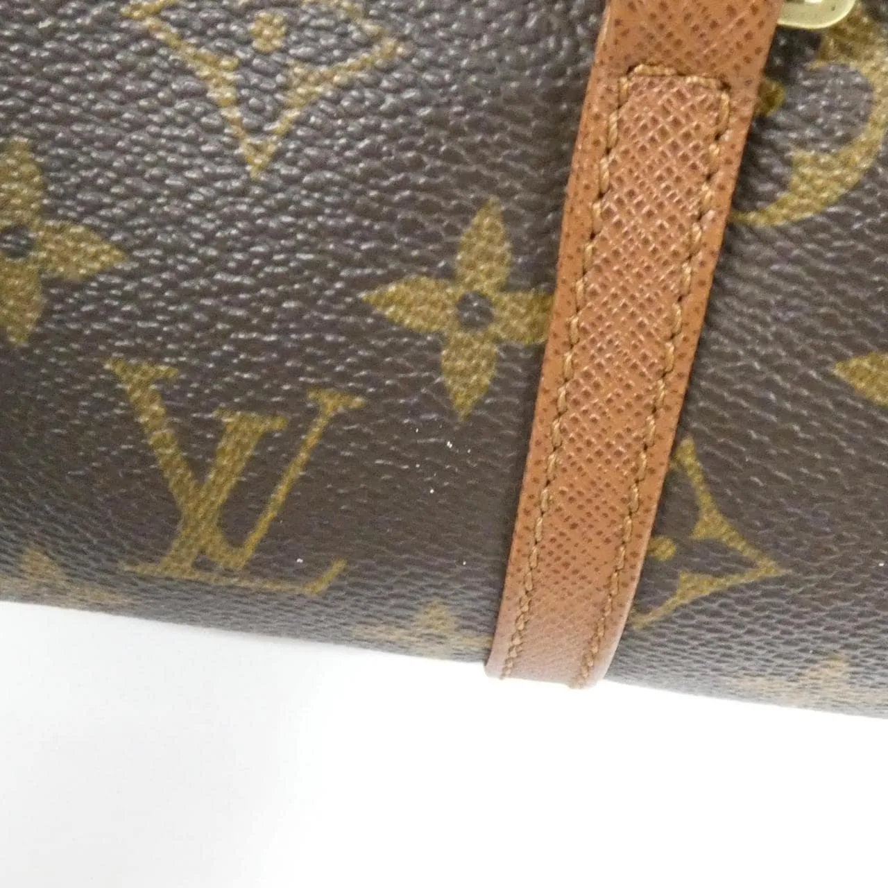 LOUIS VUITTON Papillon M51366 Handbag Monogram 黑色 Monogram 中古品A - 縮圖 4