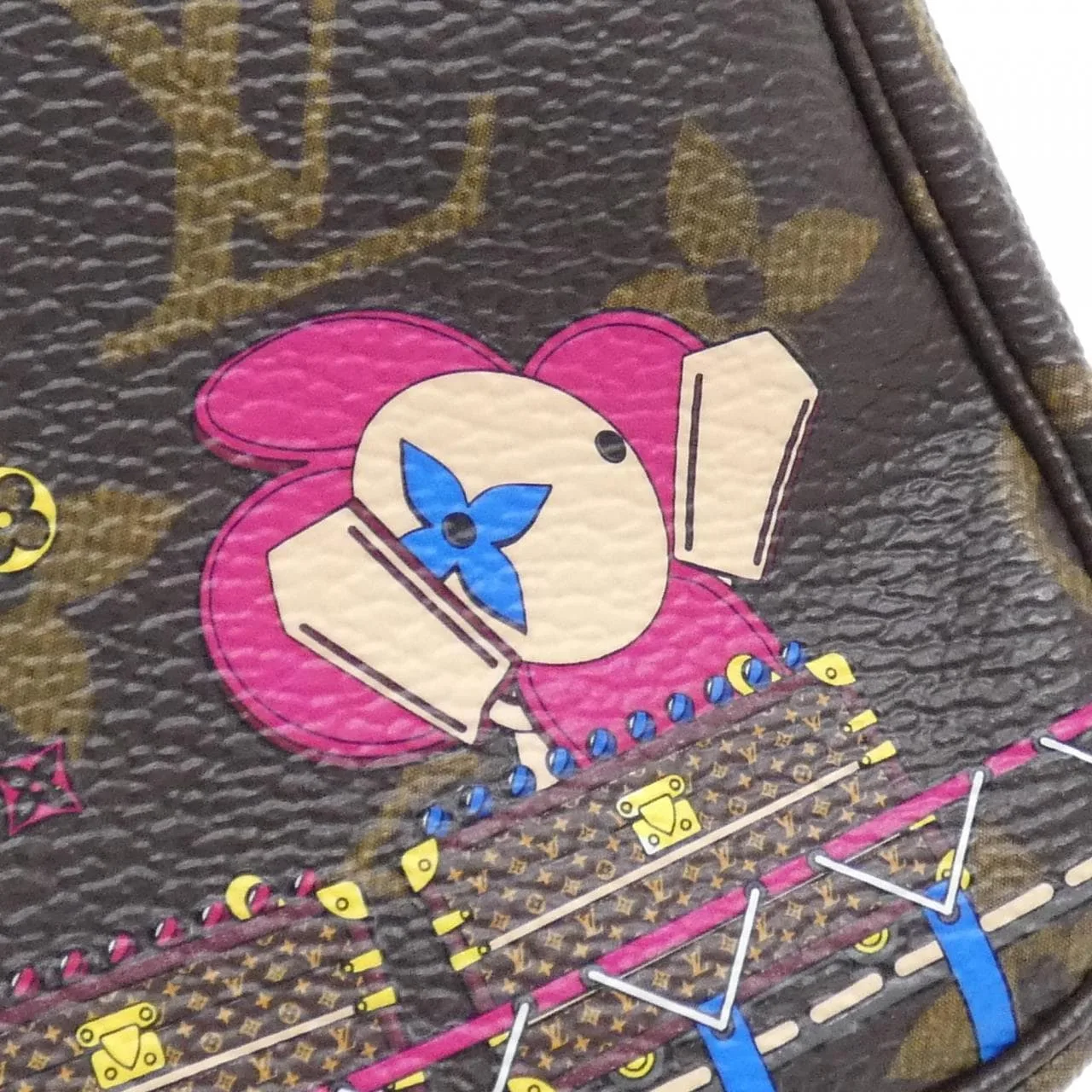 LOUIS VUITTON Pochette M69752 Pochette Monogram 黑色 Monogram 中古品A - 縮圖 4