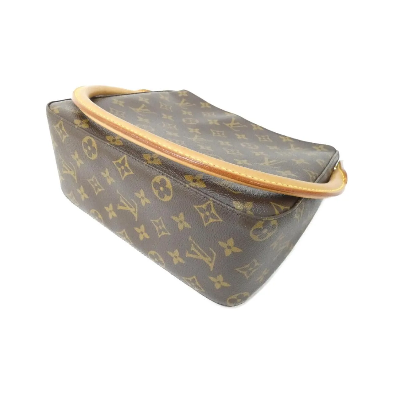 LOUIS VUITTON Looping M51146 Shoulder Monogram 黑色 Monogram 中古品A - 縮圖 2