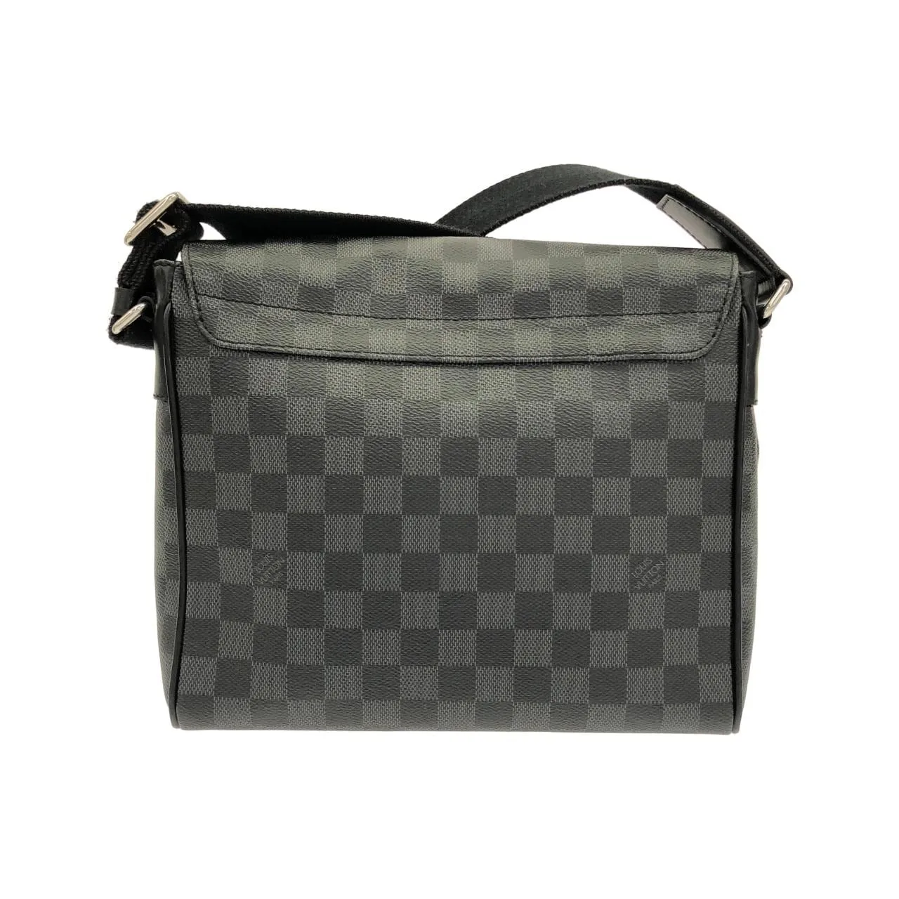 LOUIS VUITTON District N41028 Shoulder Damier 黑色 Damier 中古品B - 縮圖 2