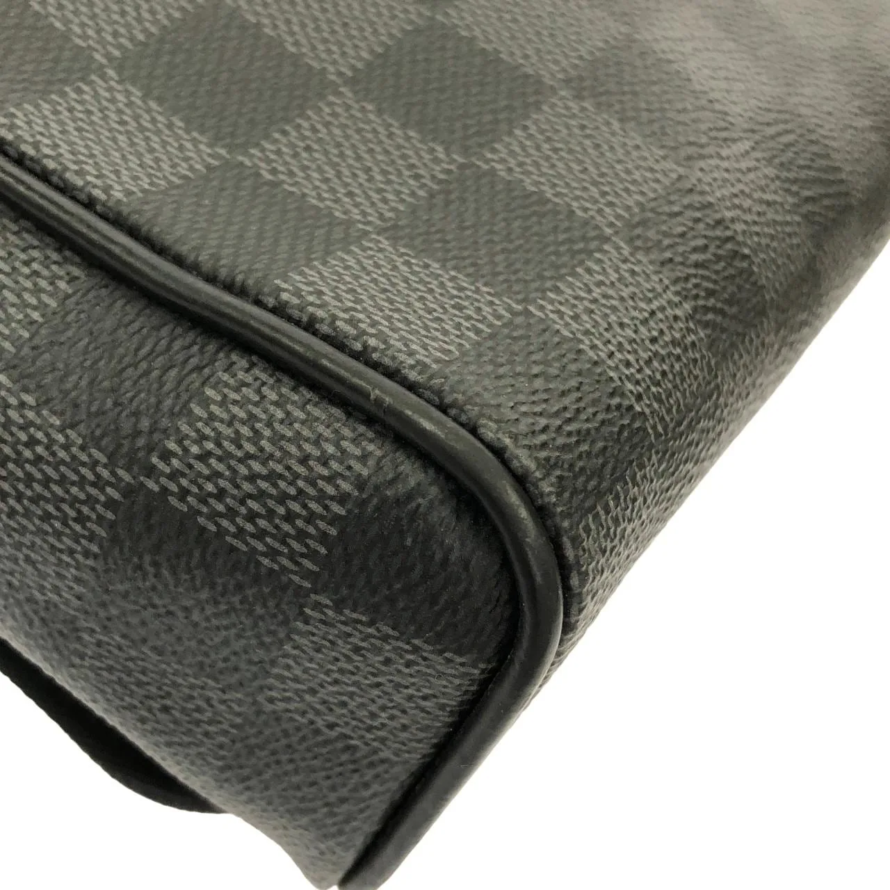 LOUIS VUITTON District N41028 Shoulder Damier 黑色 Damier 中古品B - 縮圖 3