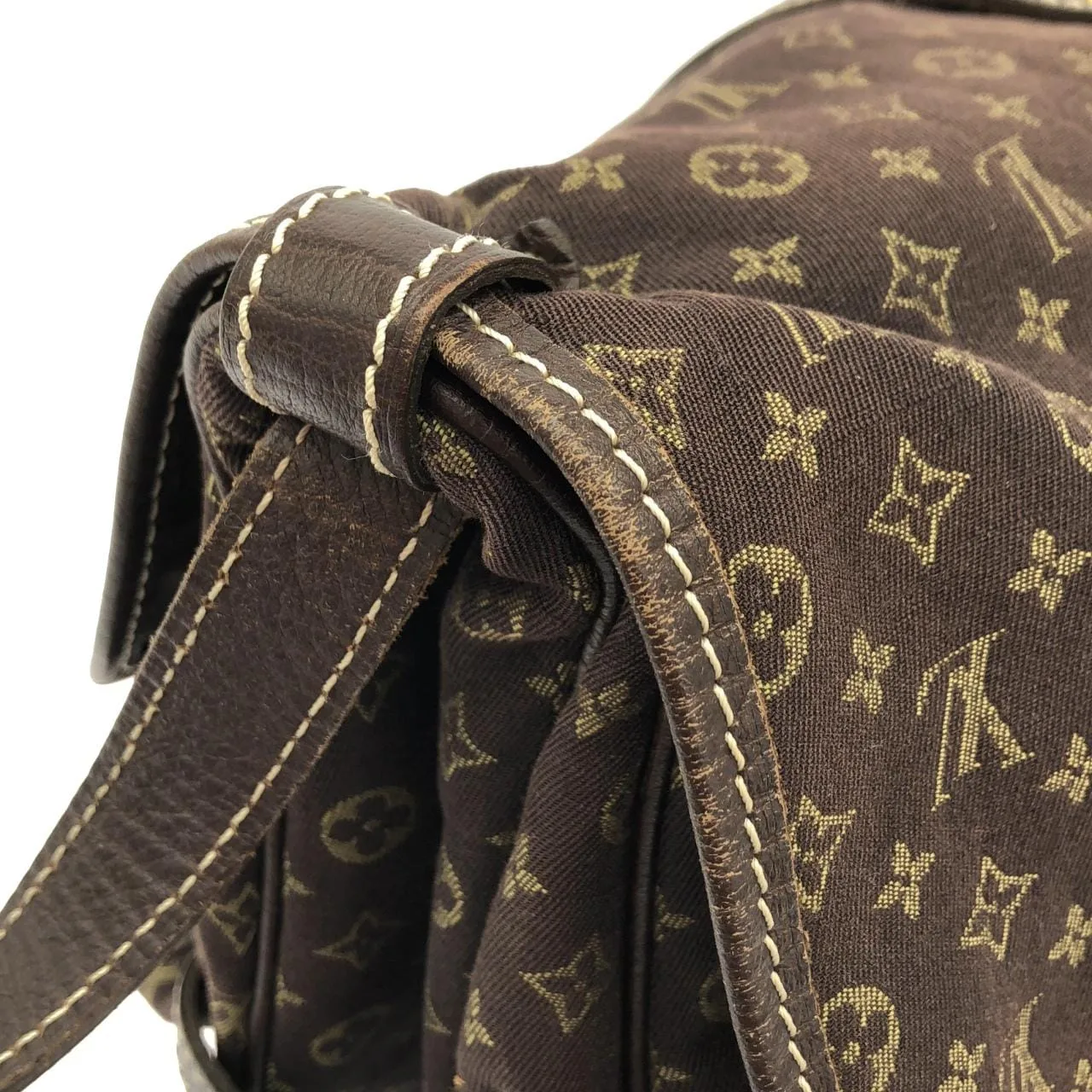 LOUIS VUITTON Saumur M95227 Shoulder Monogram 黑色 Monogram 中古品A - 縮圖 4