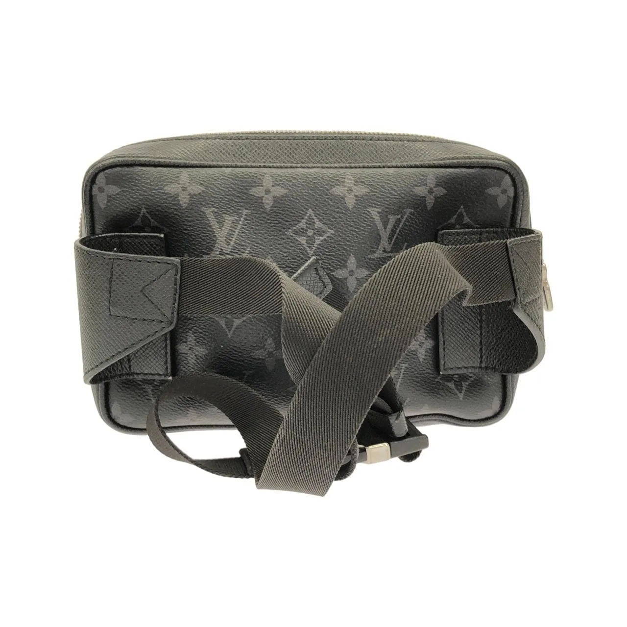 LOUIS VUITTON Bum Bag M30245 Shoulder Canvas 黑色 帆布 中古品B - 縮圖 2