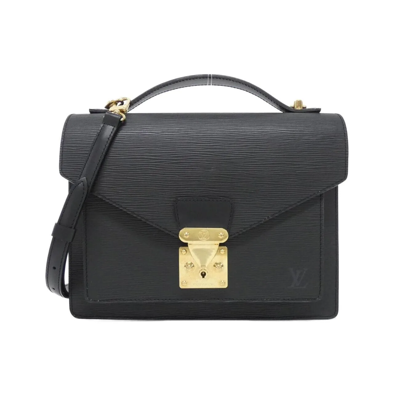 LOUIS VUITTON M52122 Handbag Epi Black