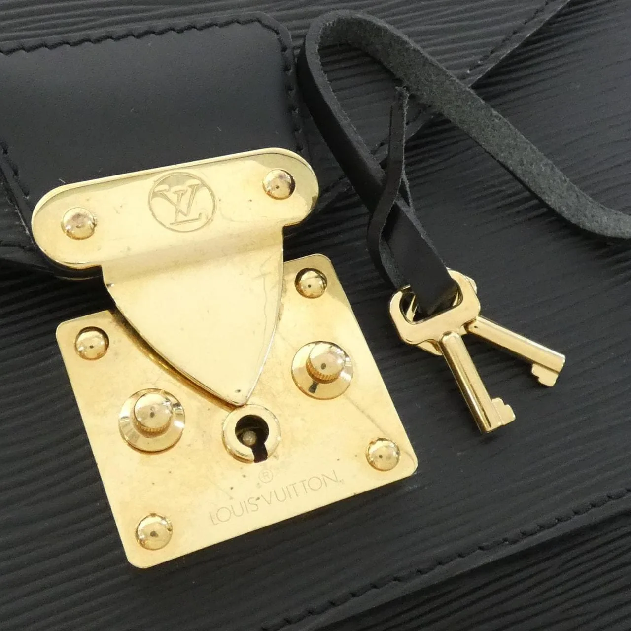 LOUIS VUITTON M52122 Handbag Epi 黑色 Epi 中古品A - 縮圖 4