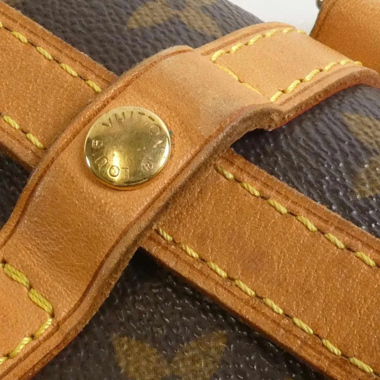 LOUIS VUITTON M51158 Backpack Monogram 黑色 Monogram 中古品B - 縮圖 5