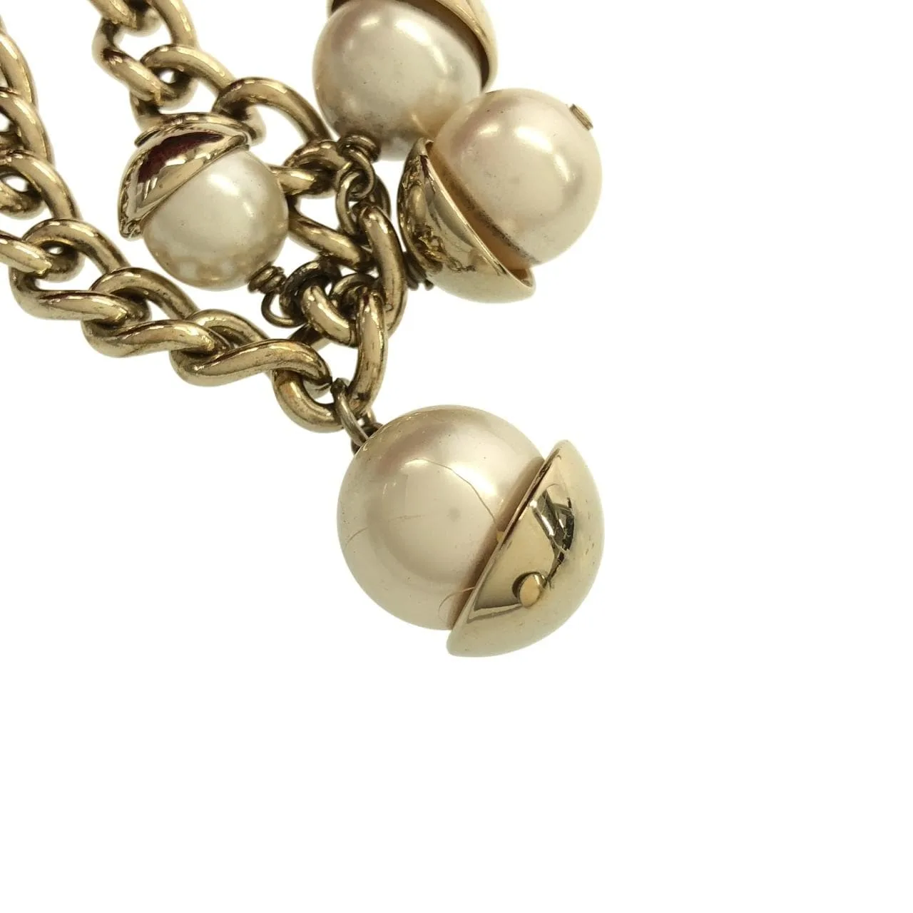 DIOR 肩背包 皮革 紅色 皮革 中古品A - 縮圖 6