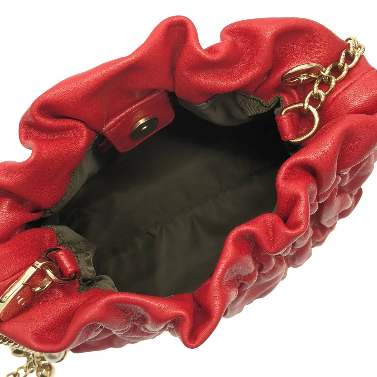 DIOR 肩背包 皮革 紅色 皮革 中古品A - 縮圖 8