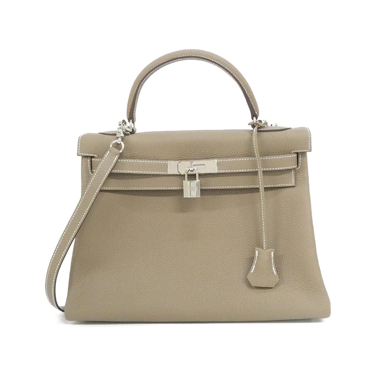HERMES 028747CK Handbag Togo