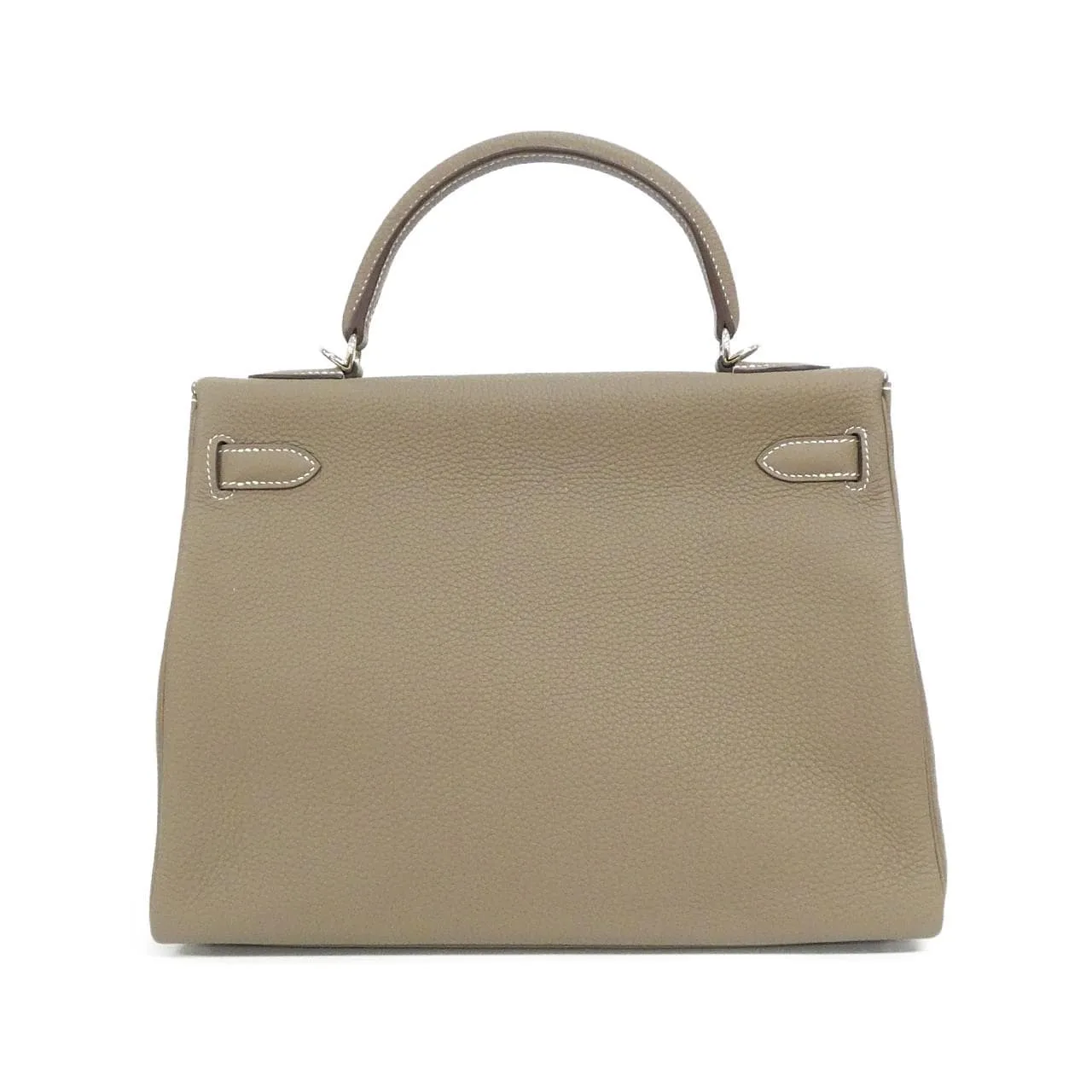 HERMES 028747CK Handbag Togo Etoupe Togo Leather - Thumbnail 2