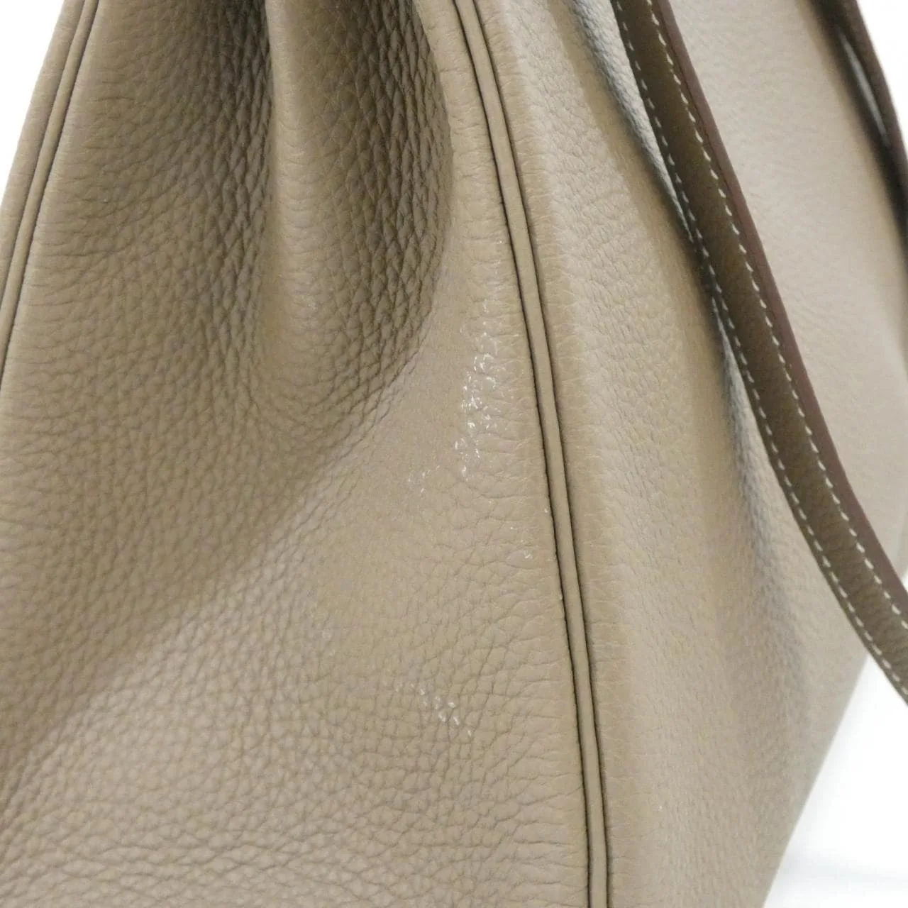 HERMES 028747CK Handbag Togo Etoupe Togo Leather - Thumbnail 6