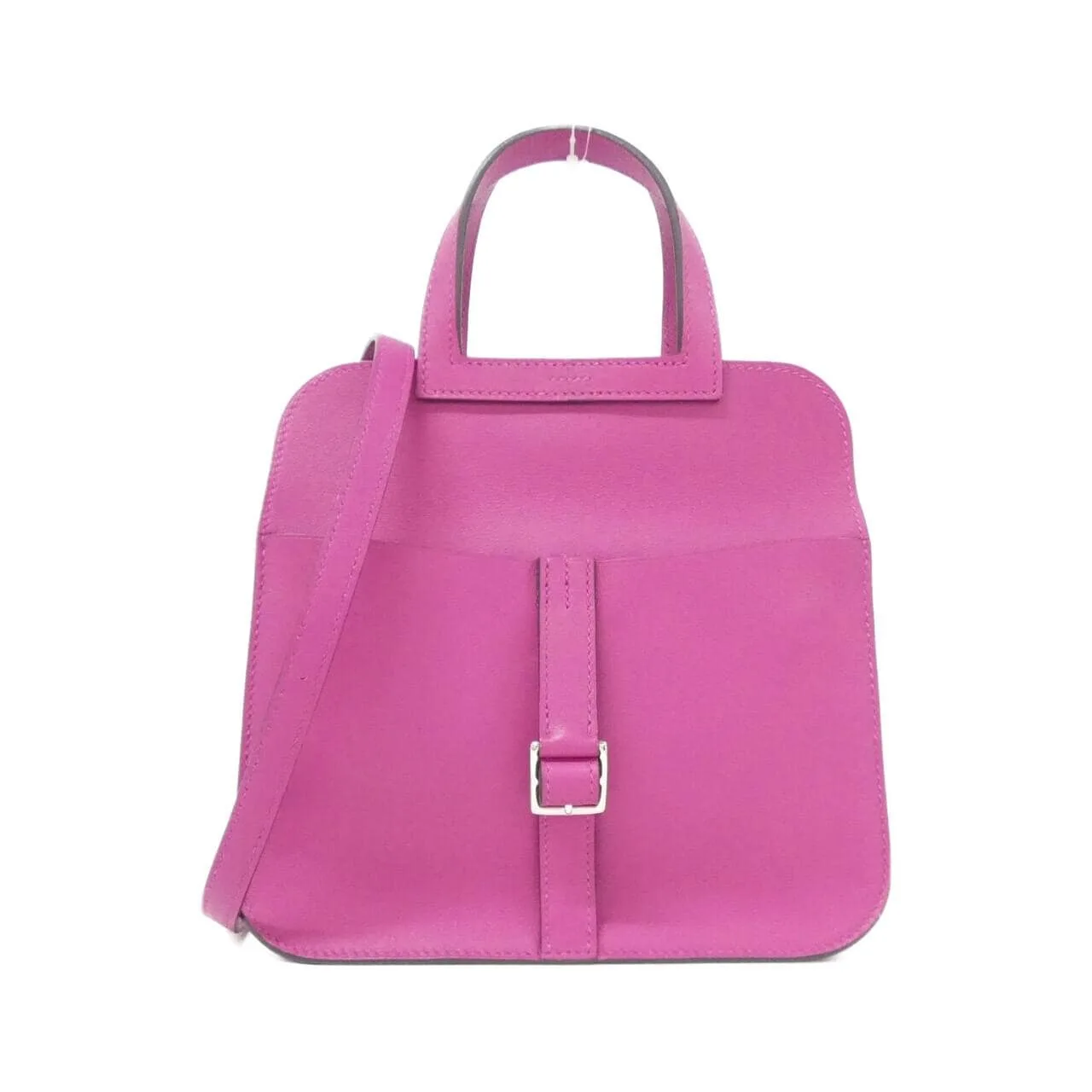 HERMES Halzan 069523CK Handbag Swift Purple