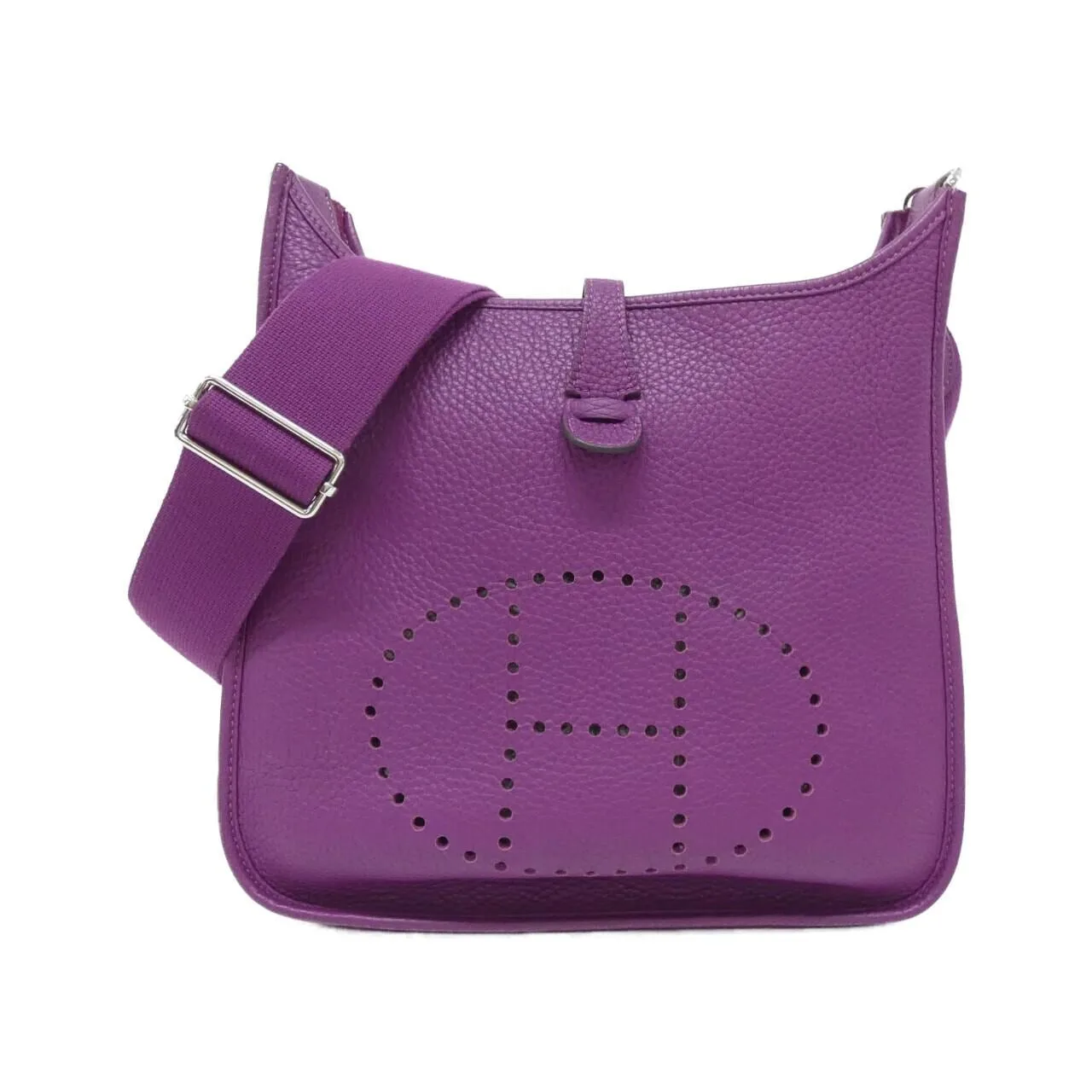 HERMES Evelyne 056277CK Shoulder Clemence Black