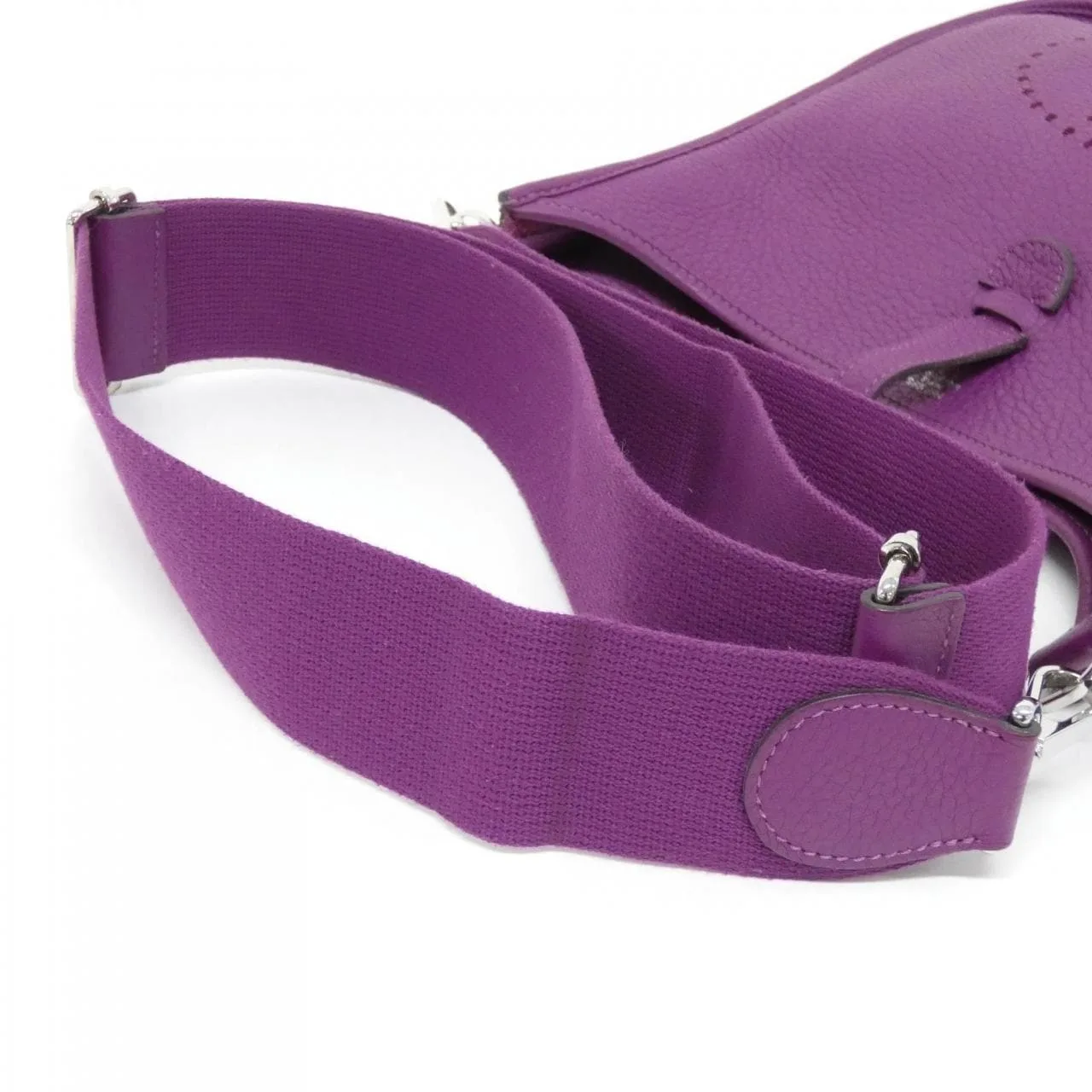 HERMES Evelyne 056277CK Shoulder Clemence 黑色 Clemence 皮 中古品A - 縮圖 7