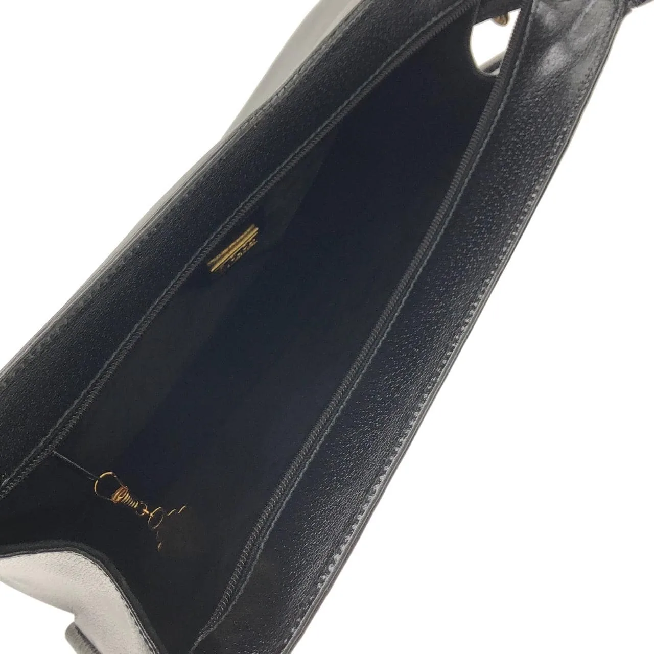 GUCCI 000 908 0085 肩背包 皮革 黑色 皮革 中古品A - 縮圖 7