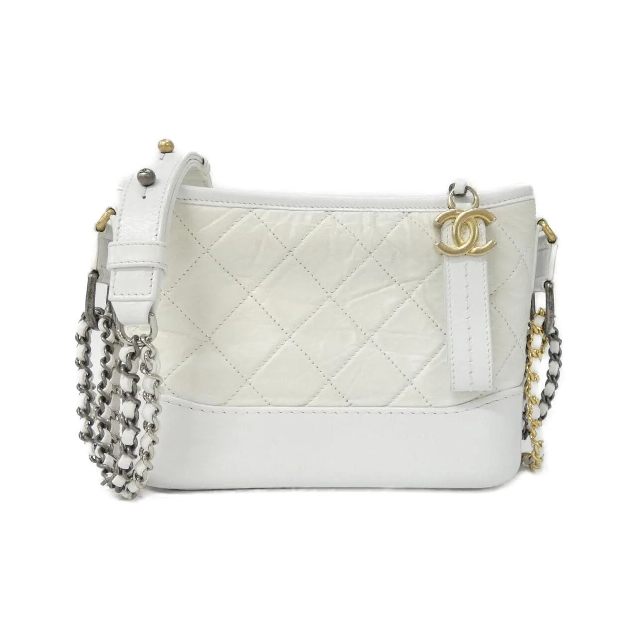 CHANEL Gabrielle 91810 Shoulder White
