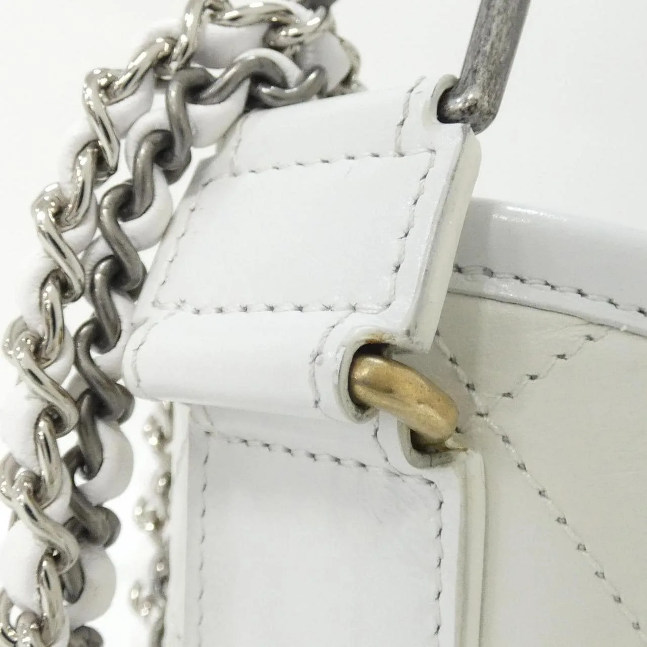 CHANEL Gabrielle 91810 Shoulder 白色 中古品A - 縮圖 3