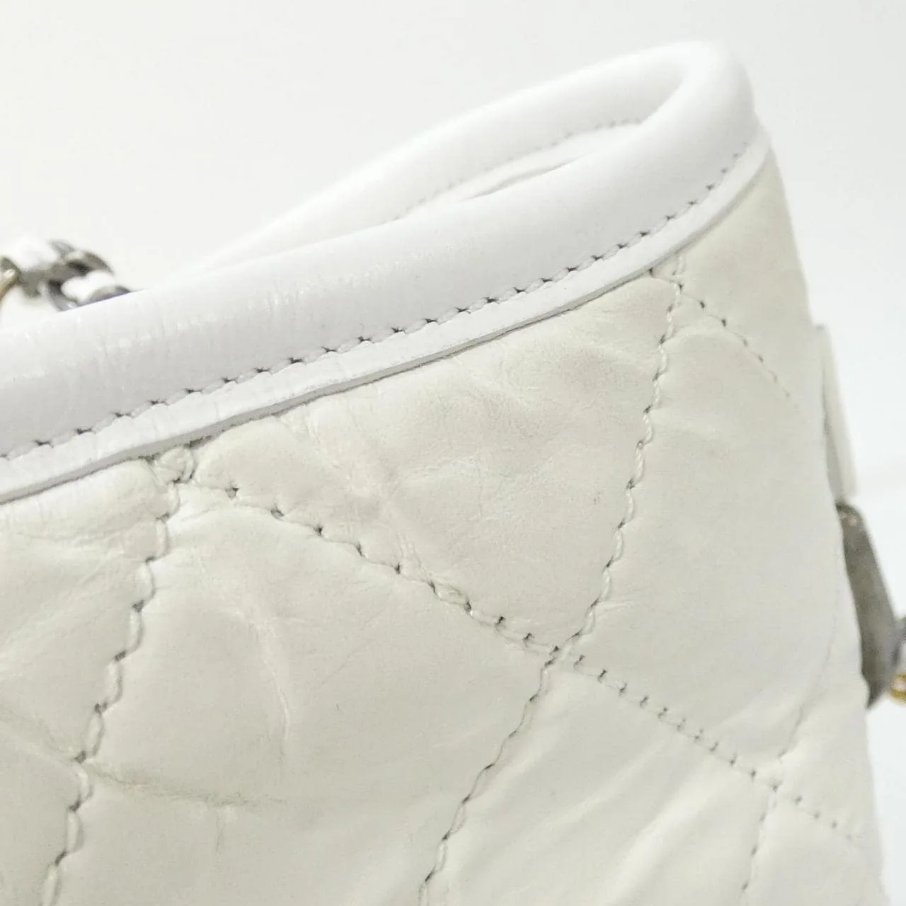 CHANEL Gabrielle 91810 Shoulder 白色 中古品A - 縮圖 5