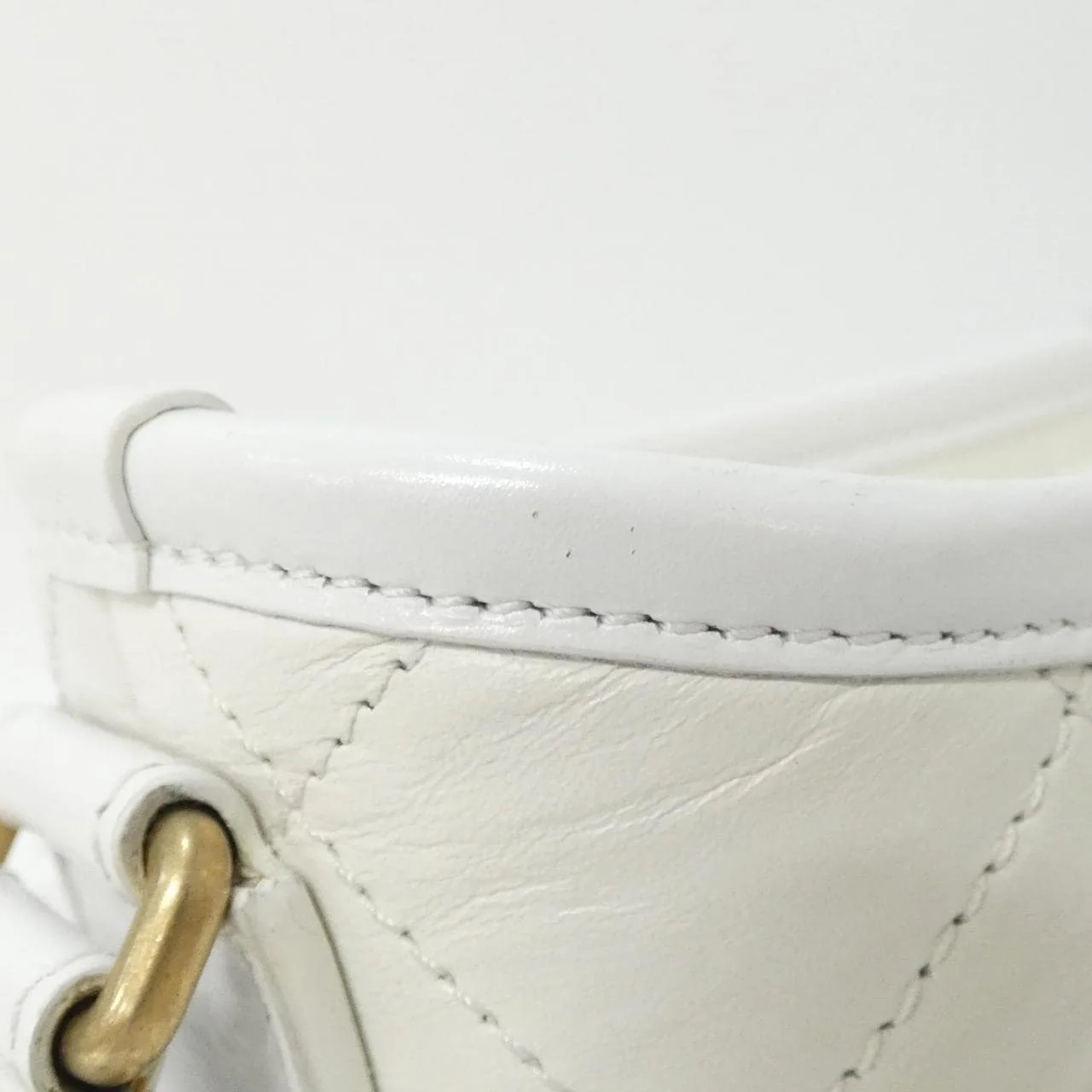 CHANEL Gabrielle 91810 Shoulder 白色 中古品A - 縮圖 6