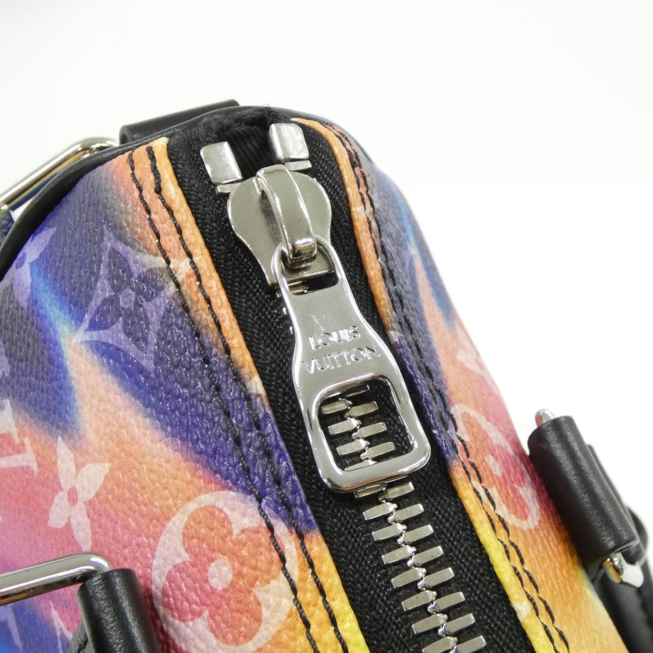 LOUIS VUITTON Keepall M80953 Boston Monogram 粉色 Monogram 中古品A - 縮圖 4