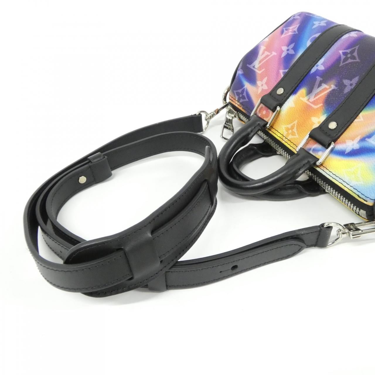 LOUIS VUITTON Keepall M80953 Boston Monogram 粉色 Monogram 中古品A - 縮圖 6