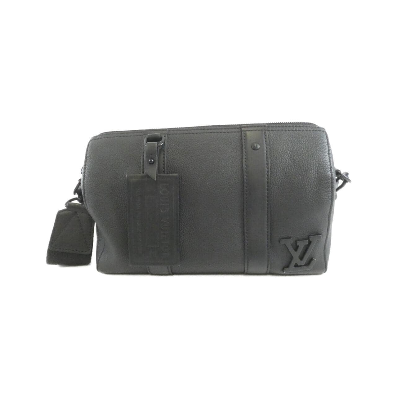 LOUIS VUITTON Keepall M59255 Shoulder Lambskin Black