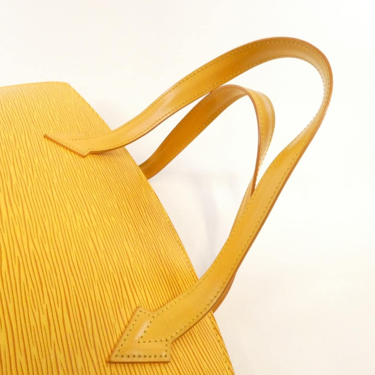 LOUIS VUITTON Saint-Jacques M52279 Handbag Epi 黃色 Epi 中古品B - 縮圖 6