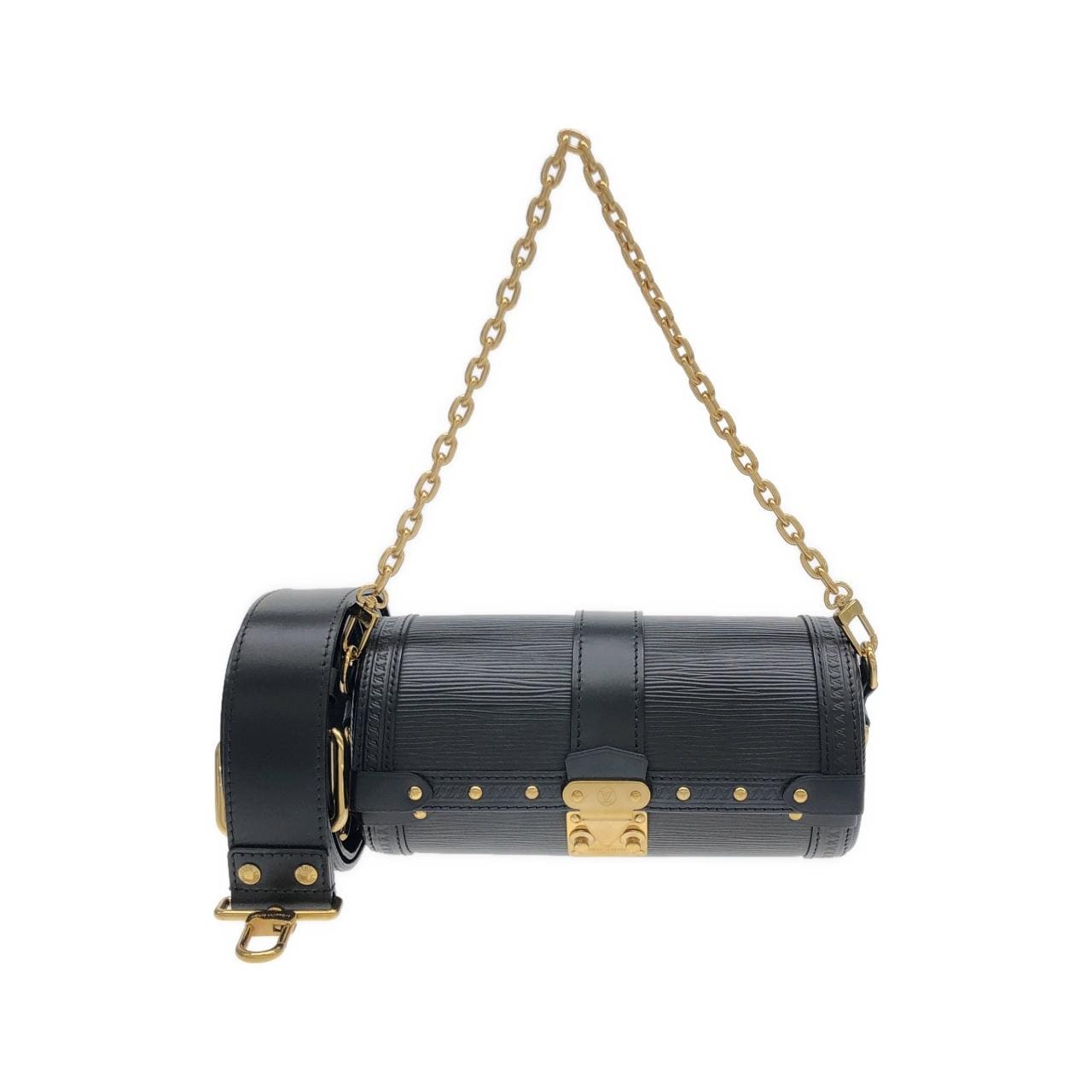 LOUIS VUITTON Papillon M58655 Shoulder Epi Black