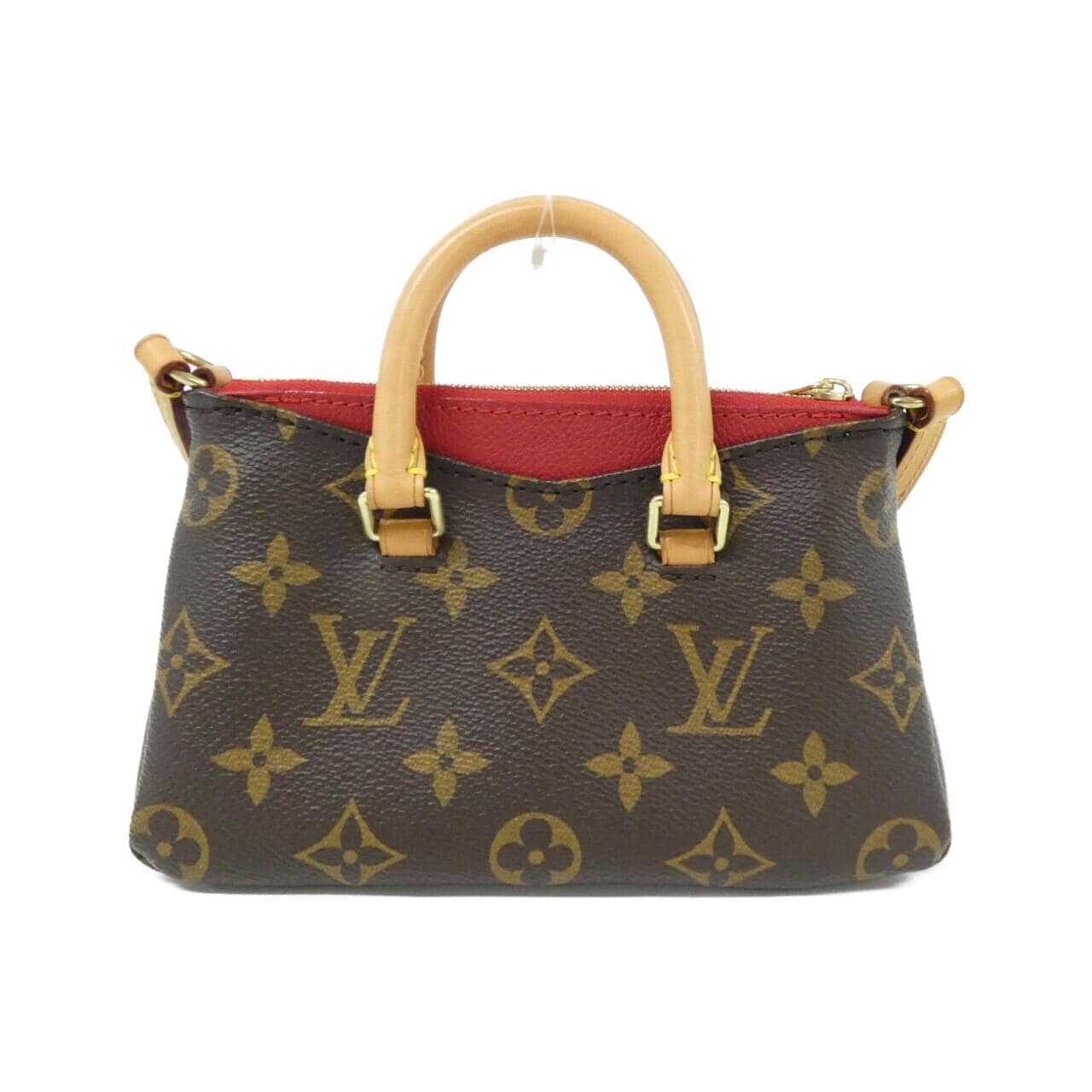 LOUIS VUITTON M61254 Handbag Monogram 黑色 Monogram 中古品A - 縮圖 2