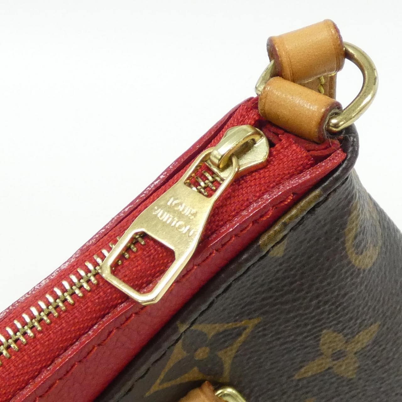LOUIS VUITTON M61254 Handbag Monogram 黑色 Monogram 中古品A - 縮圖 4