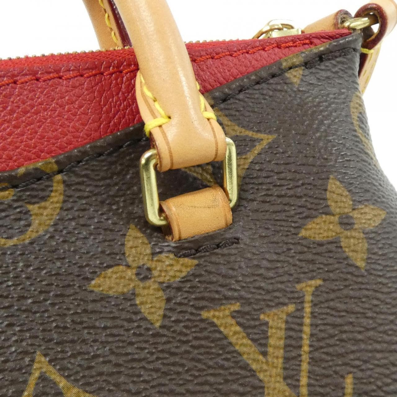 LOUIS VUITTON M61254 Handbag Monogram 黑色 Monogram 中古品A - 縮圖 5