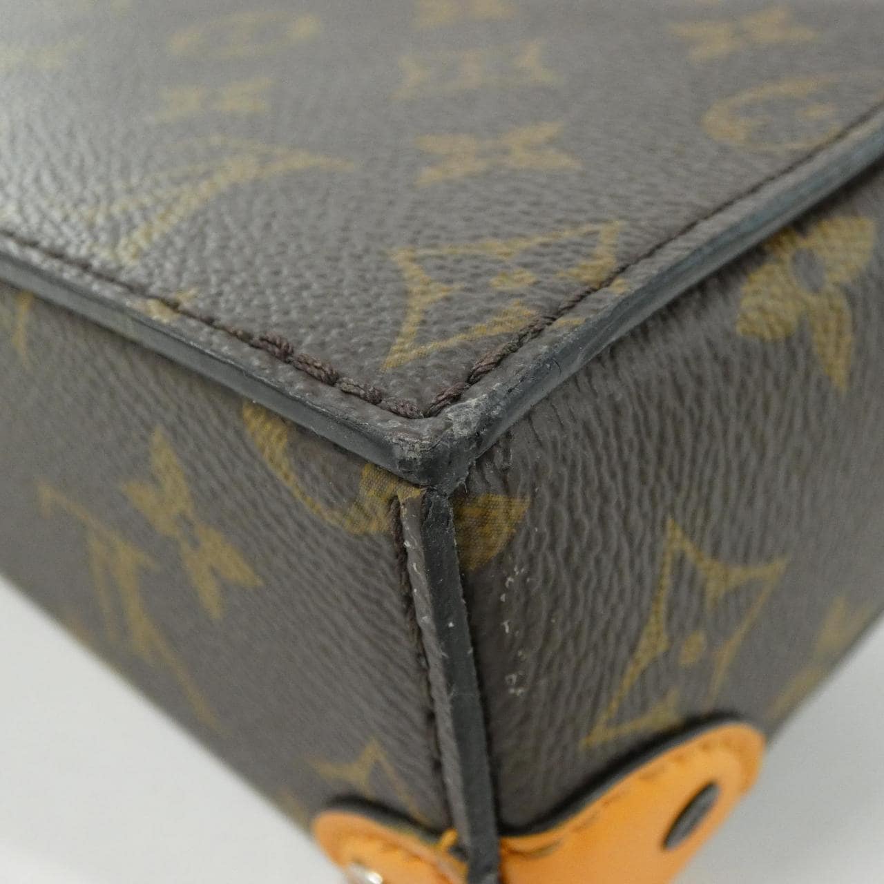 LOUIS VUITTON Steamer M82534 Shoulder Monogram 黑色 Monogram 中古品A - 縮圖 3