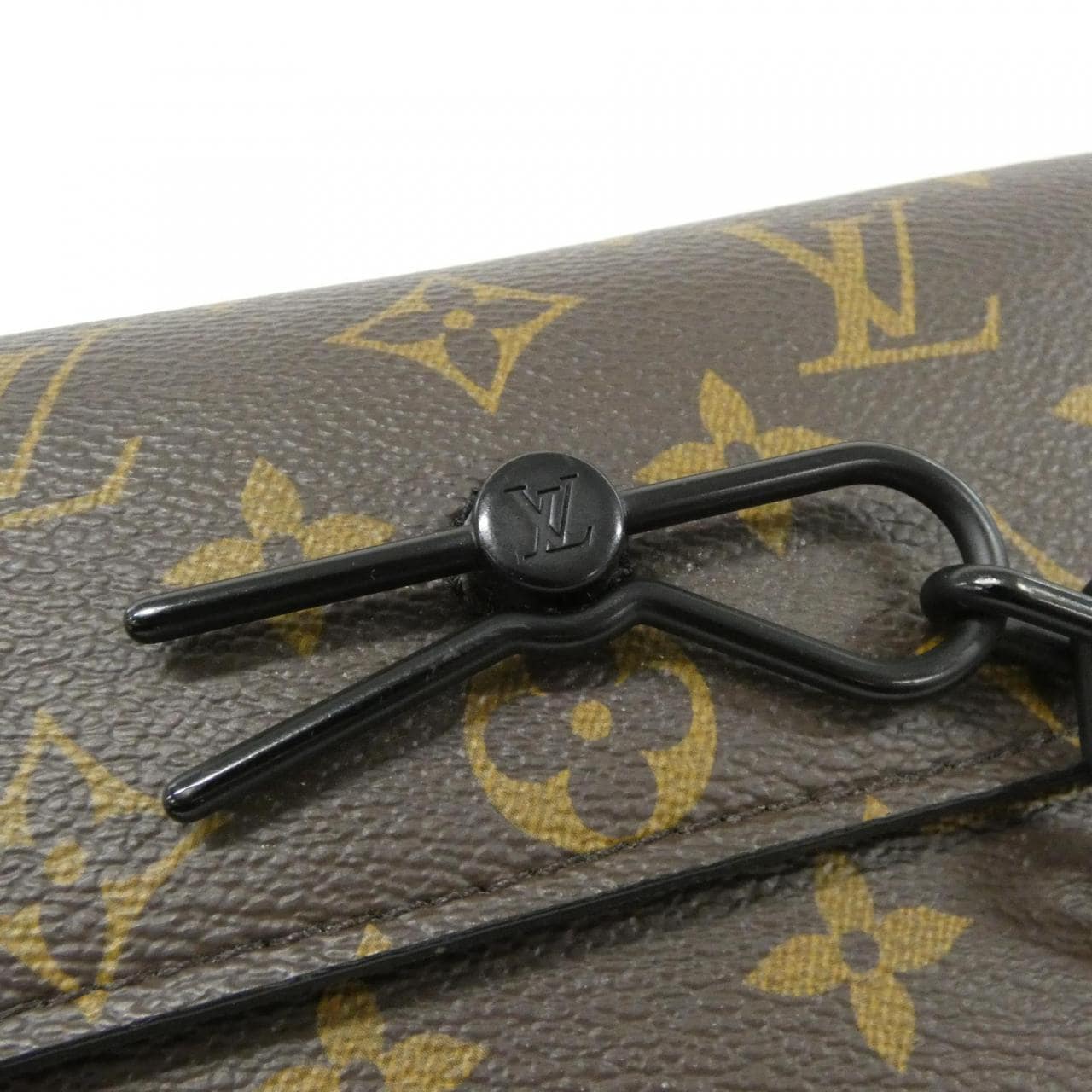 LOUIS VUITTON Steamer M82534 Shoulder Monogram 黑色 Monogram 中古品A - 縮圖 5