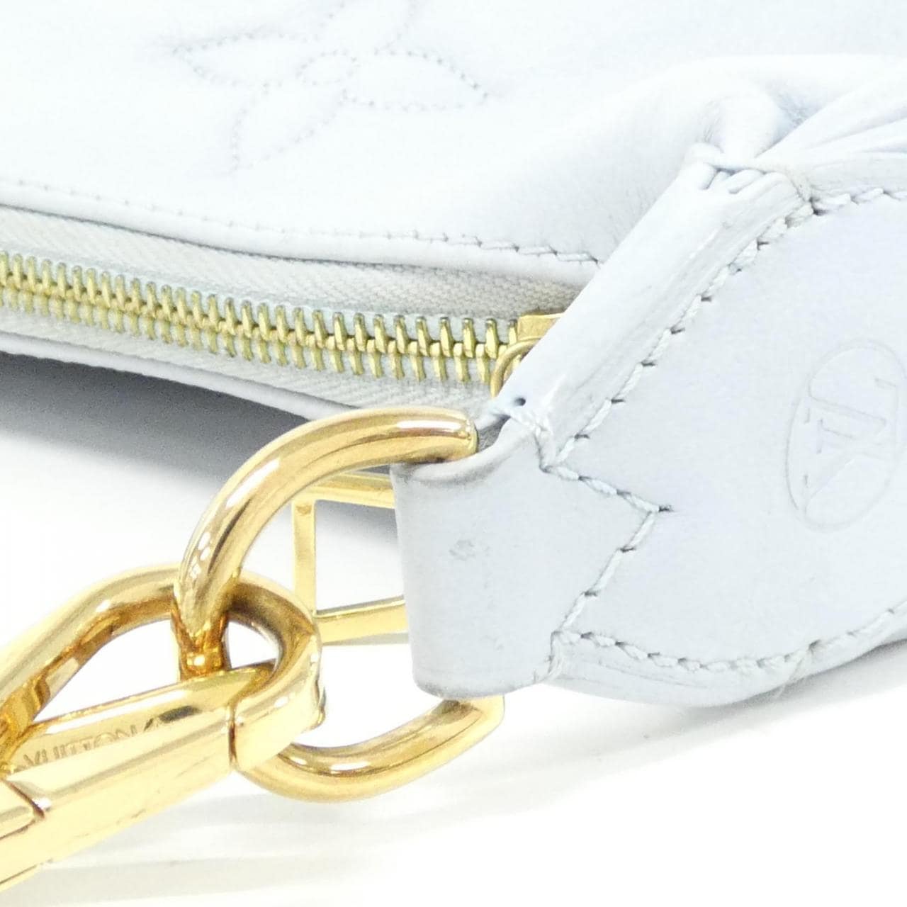 LOUIS VUITTON M59825 Shoulder Lambskin 藍色 羊皮 中古品A - 縮圖 6