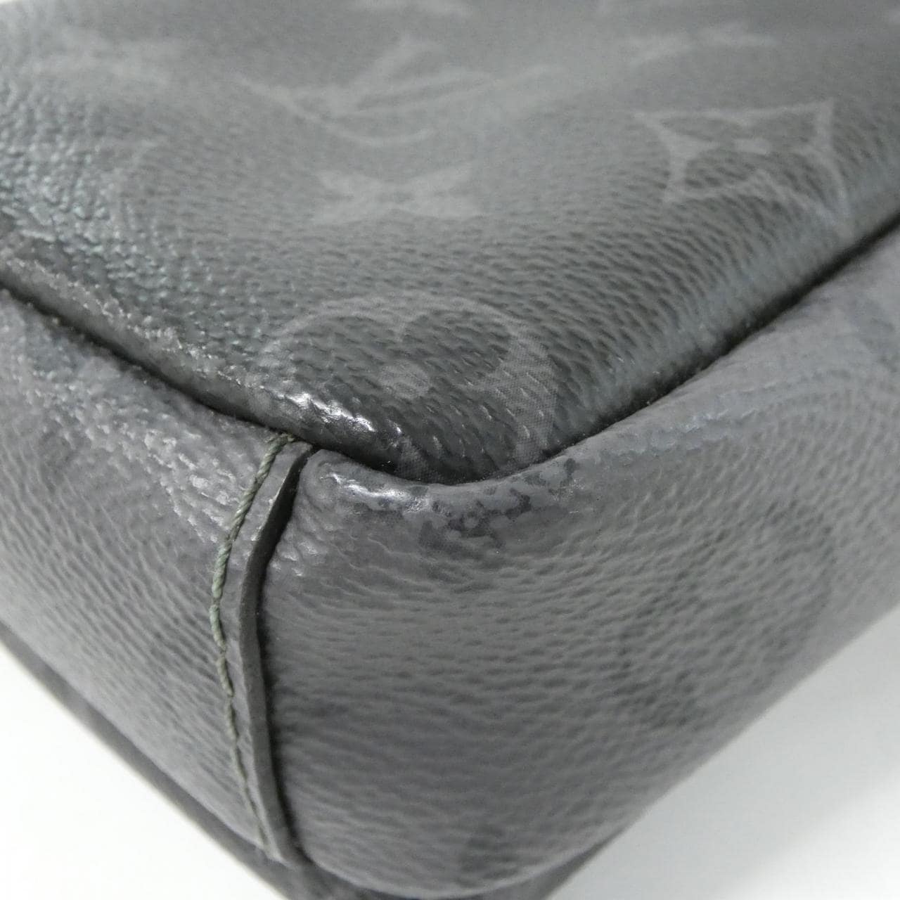 LOUIS VUITTON Eclipse M81321 Shoulder Monogram 黑色 Monogram 中古品A - 縮圖 3