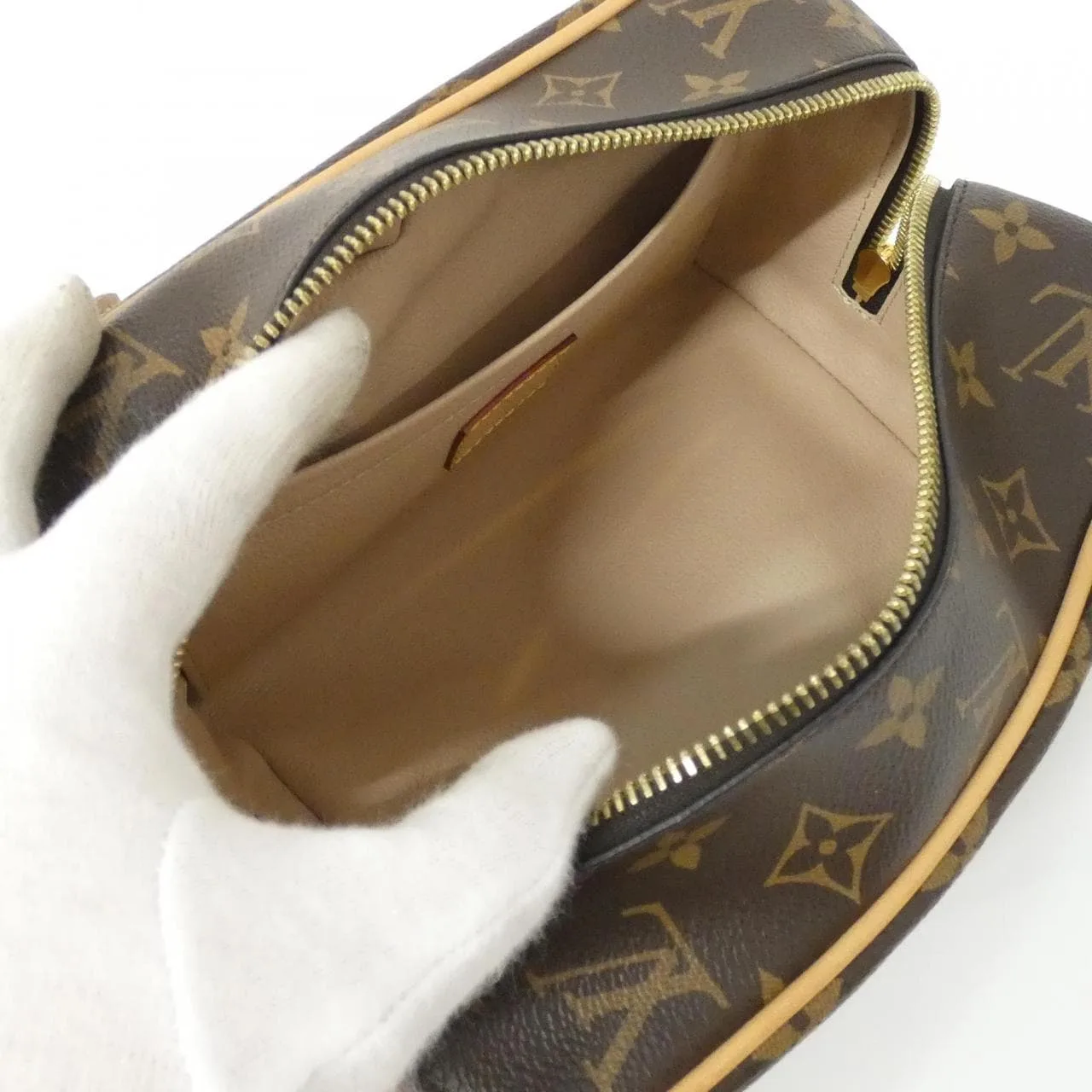 LOUIS VUITTON M83112 Pouch Monogram 黑色 Monogram 中古品A - 縮圖 9